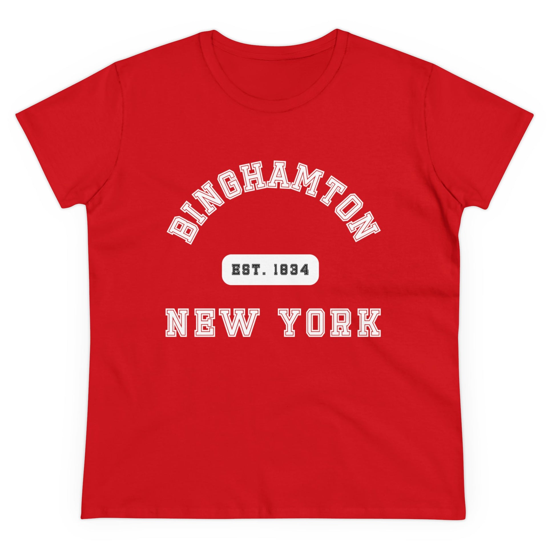 Binghamton New York Women's Midweight Cotton Tee