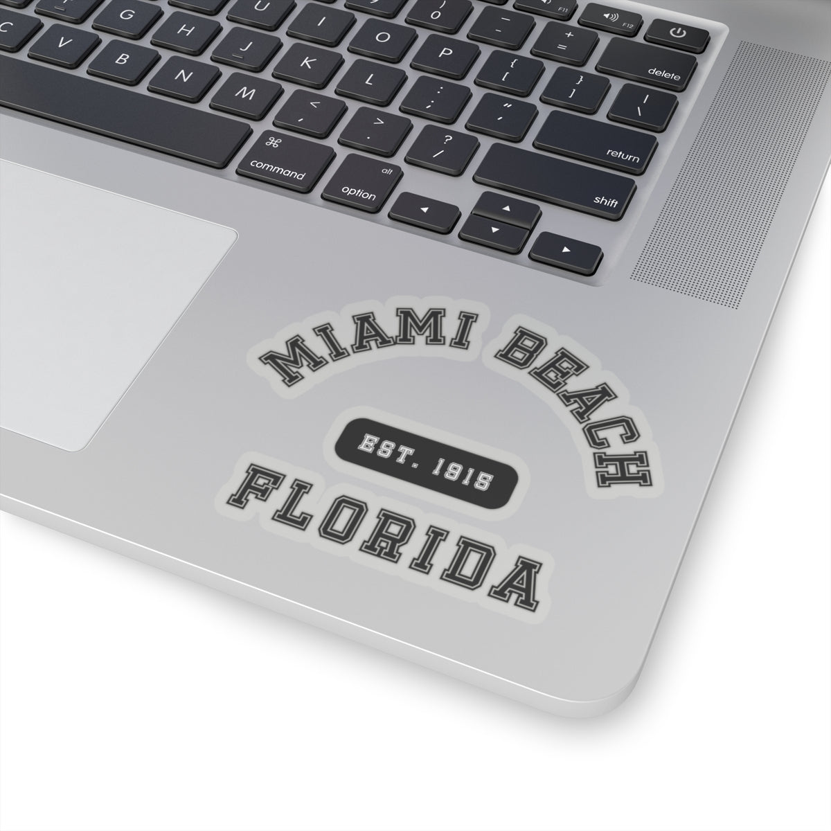 Miami Beach Florida Established Kiss-Cut Stickers