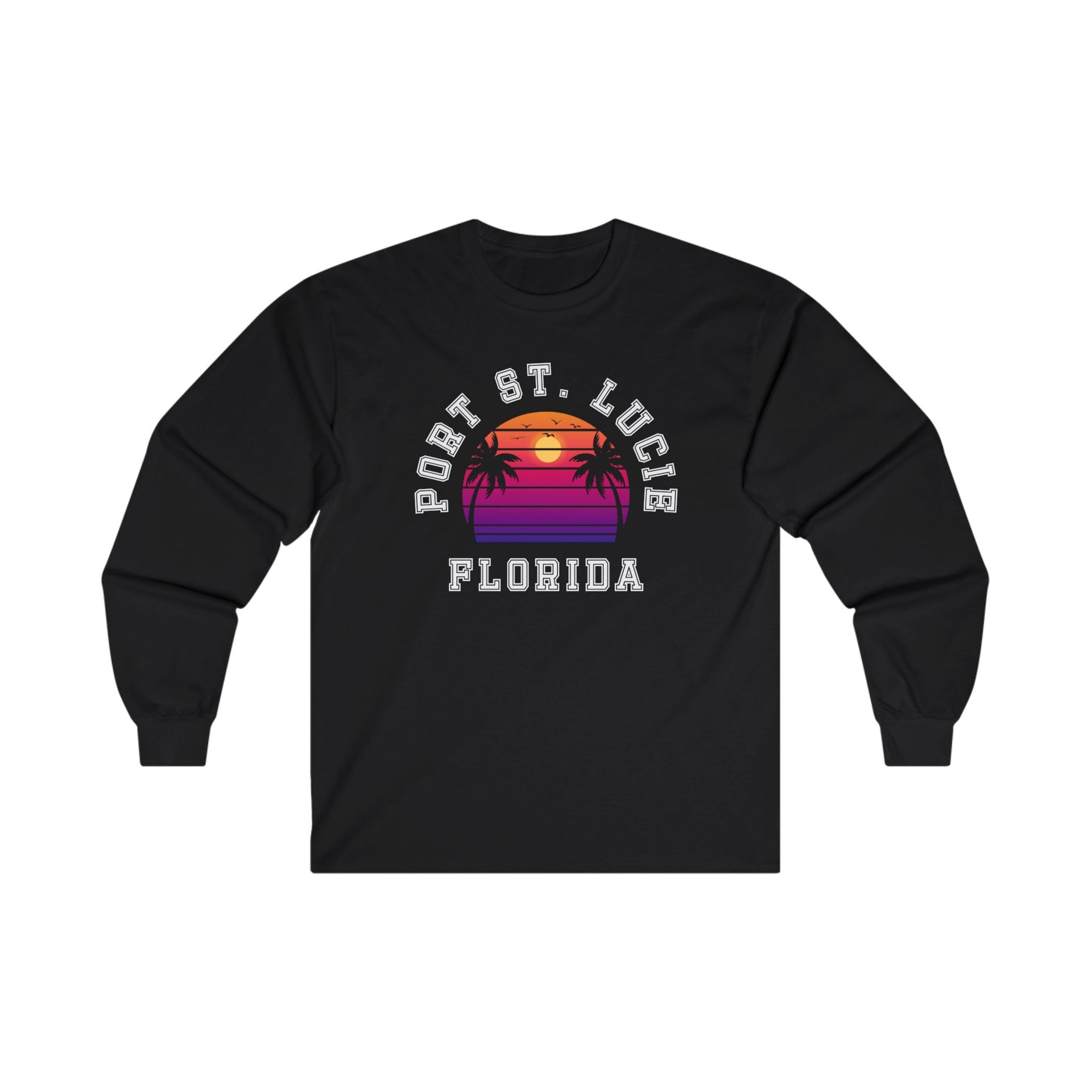 Port St. Lucie Florida Palms Ultra Cotton Long Sleeve Tee