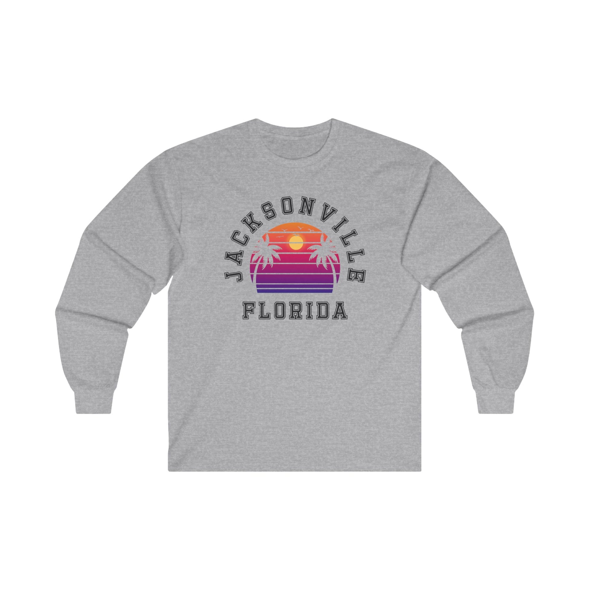 Jacksonville Florida Palms Ultra Cotton Long Sleeve Tee