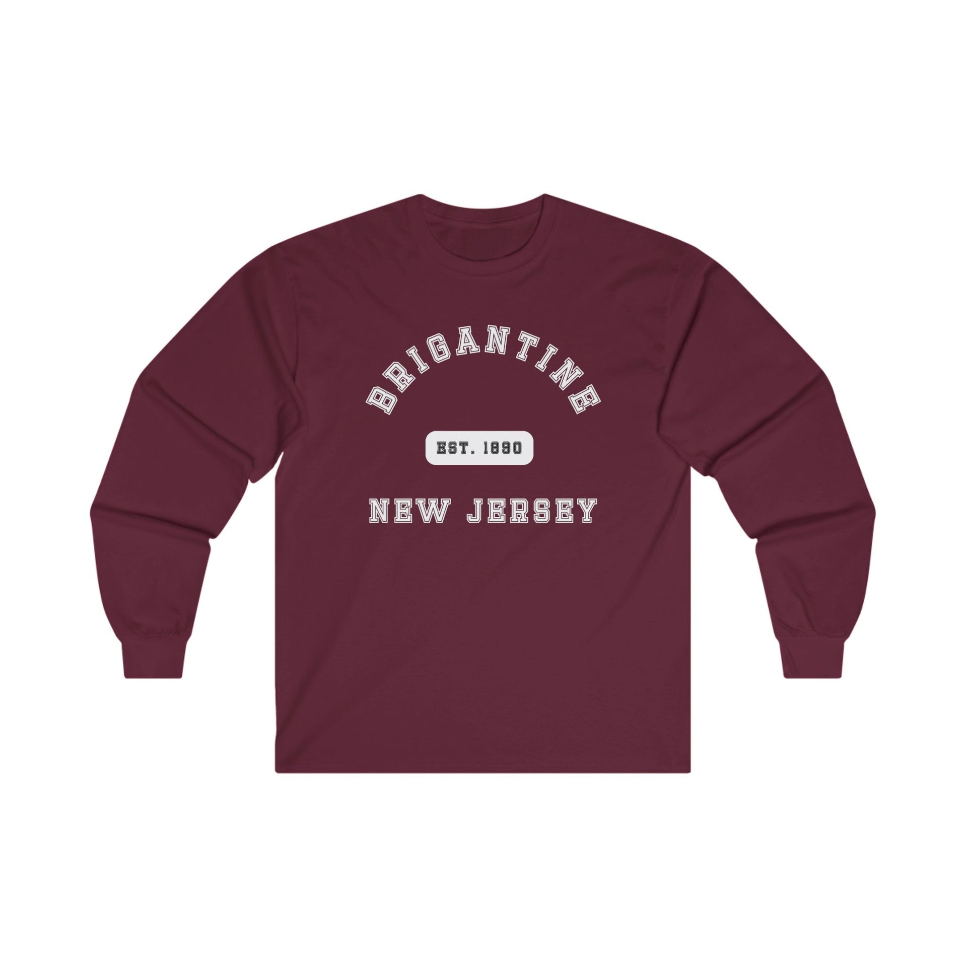 Brigantine NJ Ultra Cotton Long Sleeve Tee