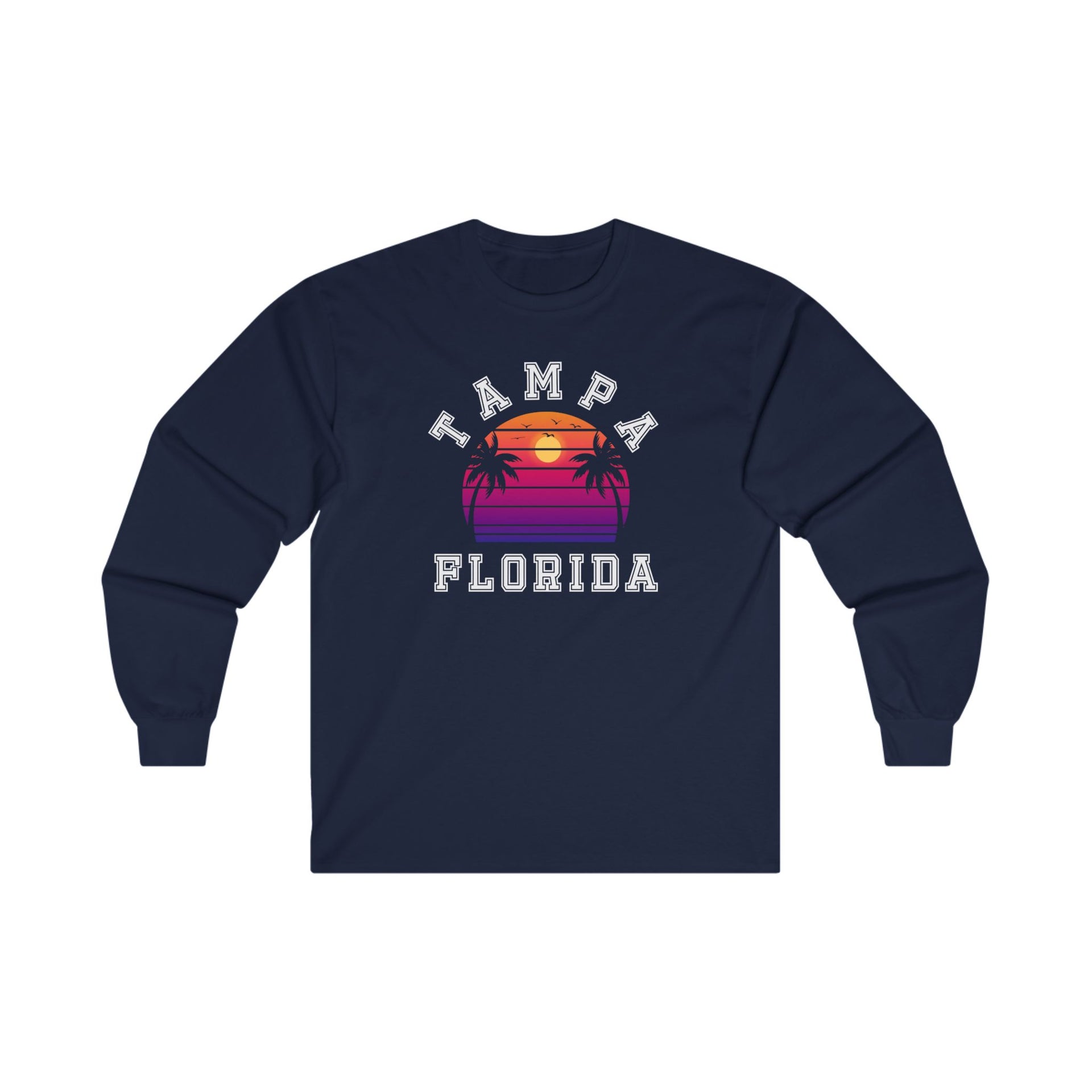 Tampa Florida Palms Ultra Cotton Long Sleeve Tee