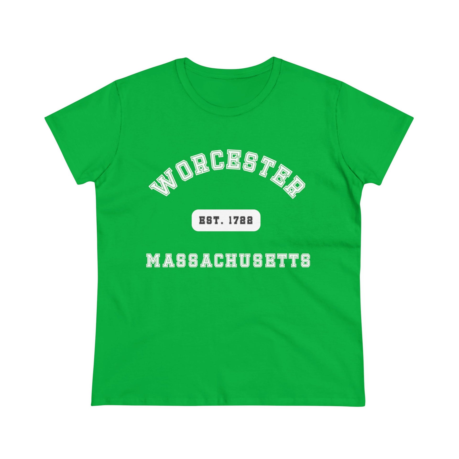 Worcester Massachusetts Women's Midweight Cotton Tee