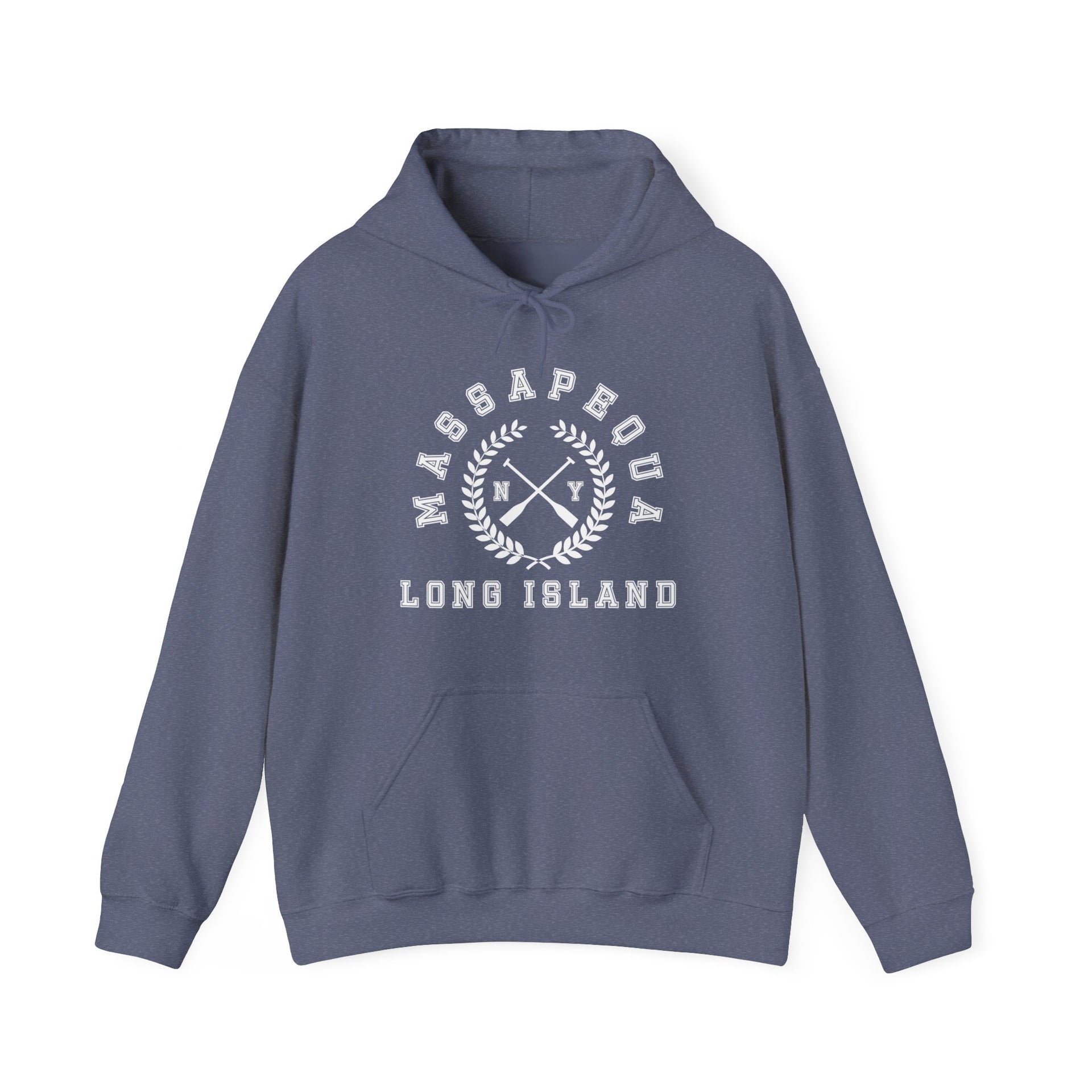 Massapequa Long Island Crossed Oars Unisex Heavy Blend™ Hooded Sweatshirt