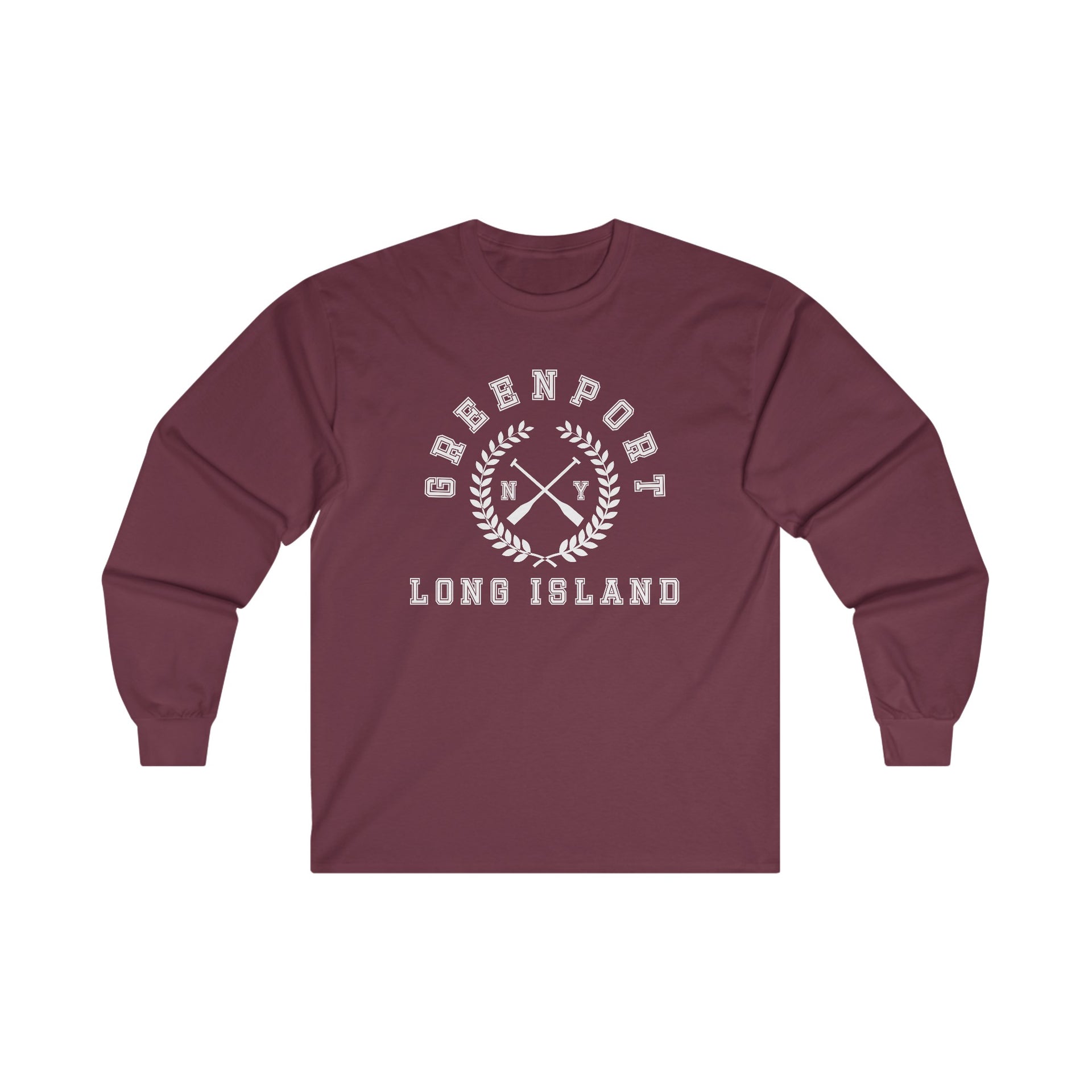 Greenport Long Island Ultra Cotton Long Sleeve Tee