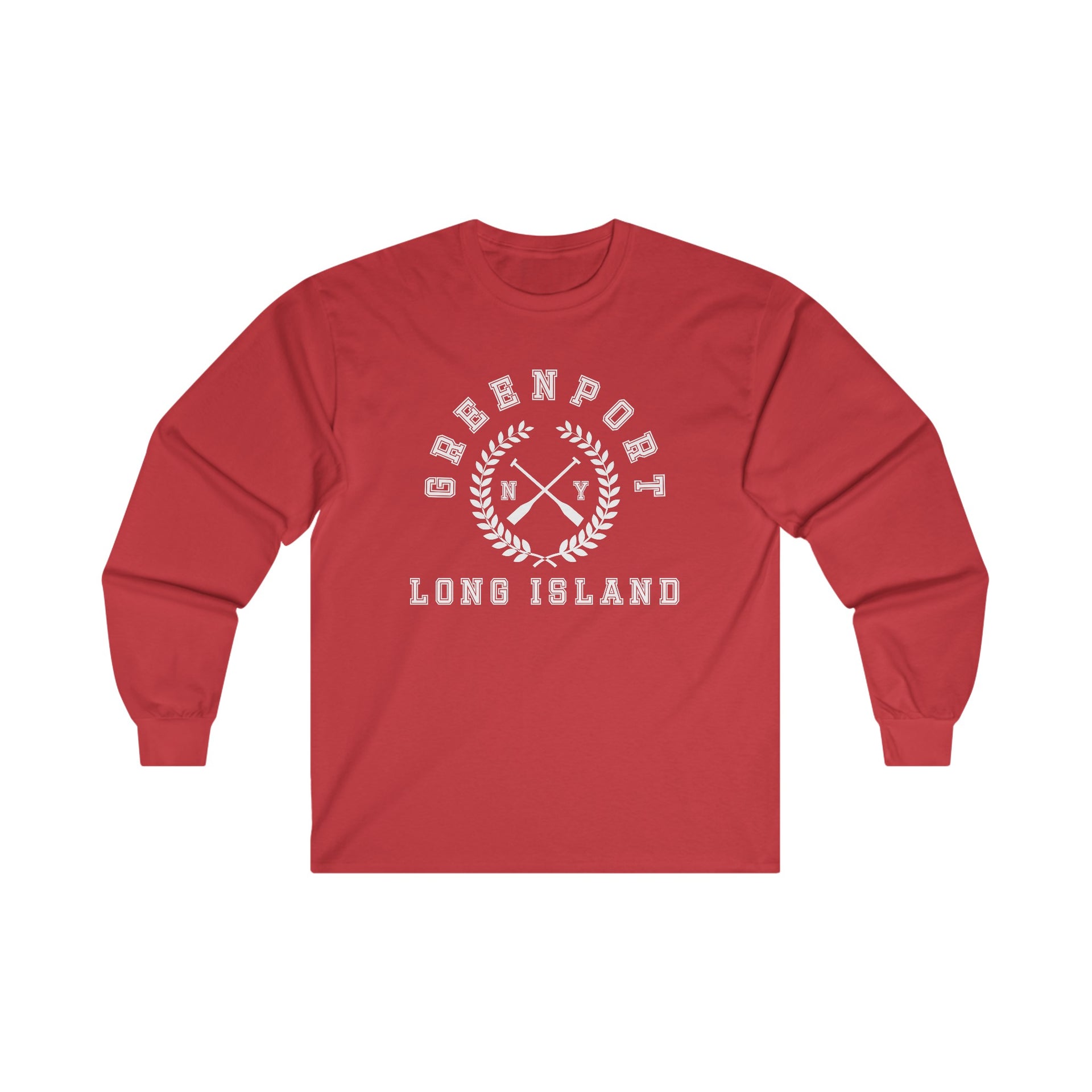 Greenport Long Island Ultra Cotton Long Sleeve Tee