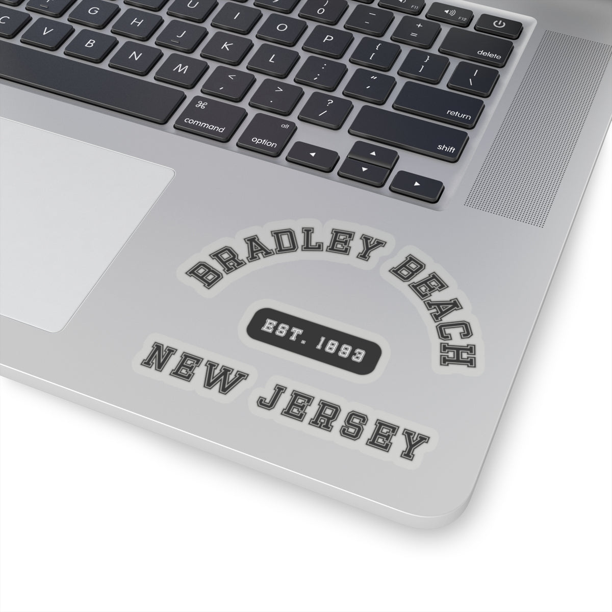 Bradley Beach NJ Est Kiss-Cut Stickers