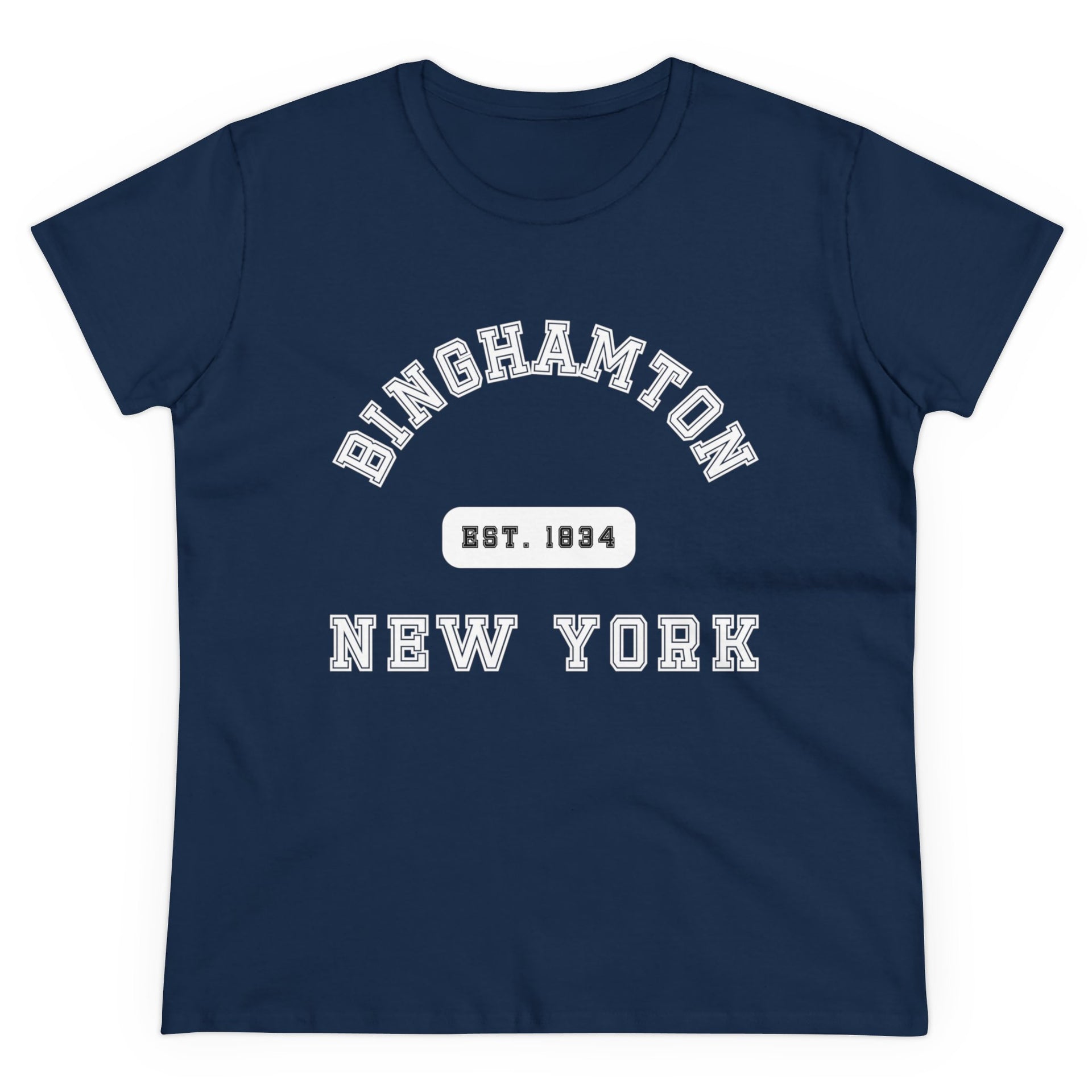 Binghamton New York Women's Midweight Cotton Tee