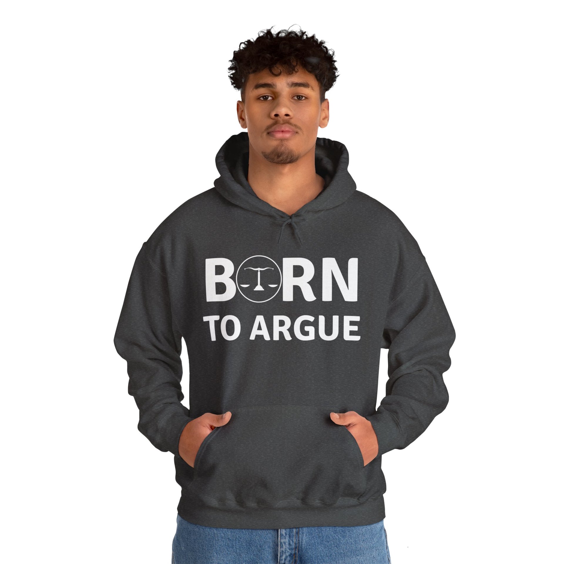 Born to Argue Unisex Heavy Blend™ Hooded Sweatshirt