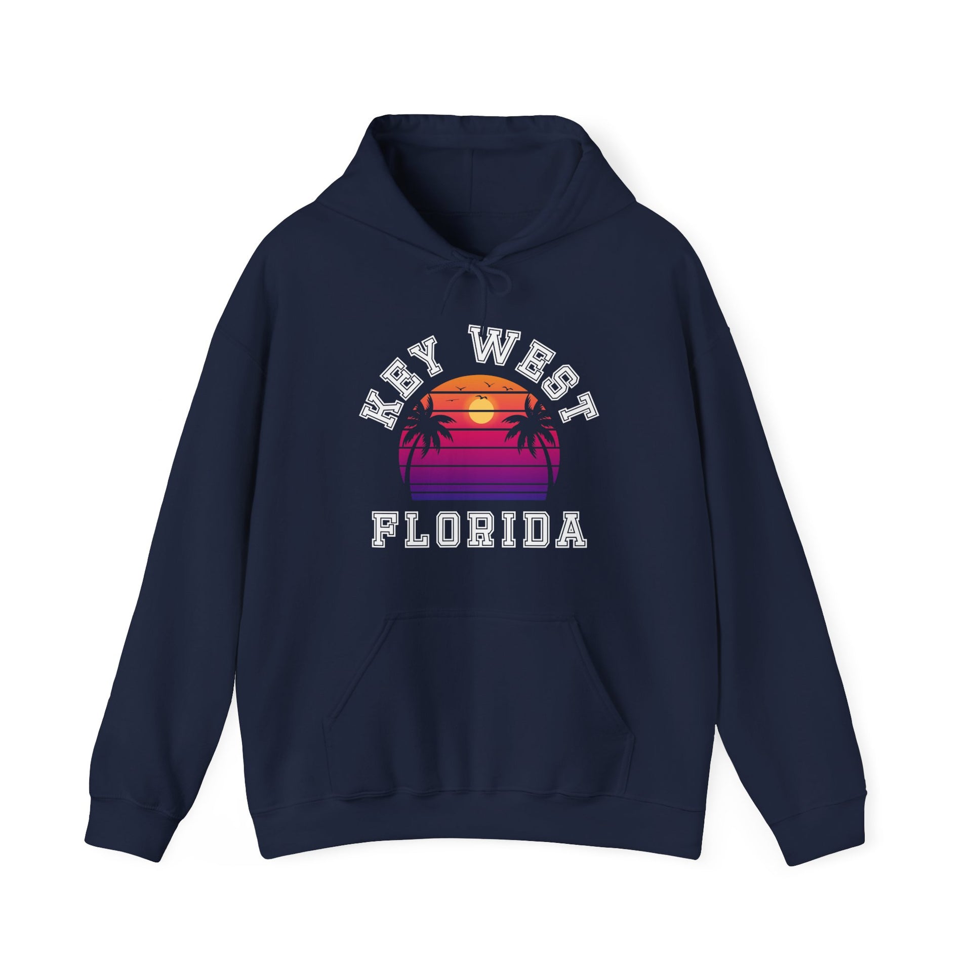 Key West Florida Palms Unisex Heavy Blend™ Hooded Sweatshirt