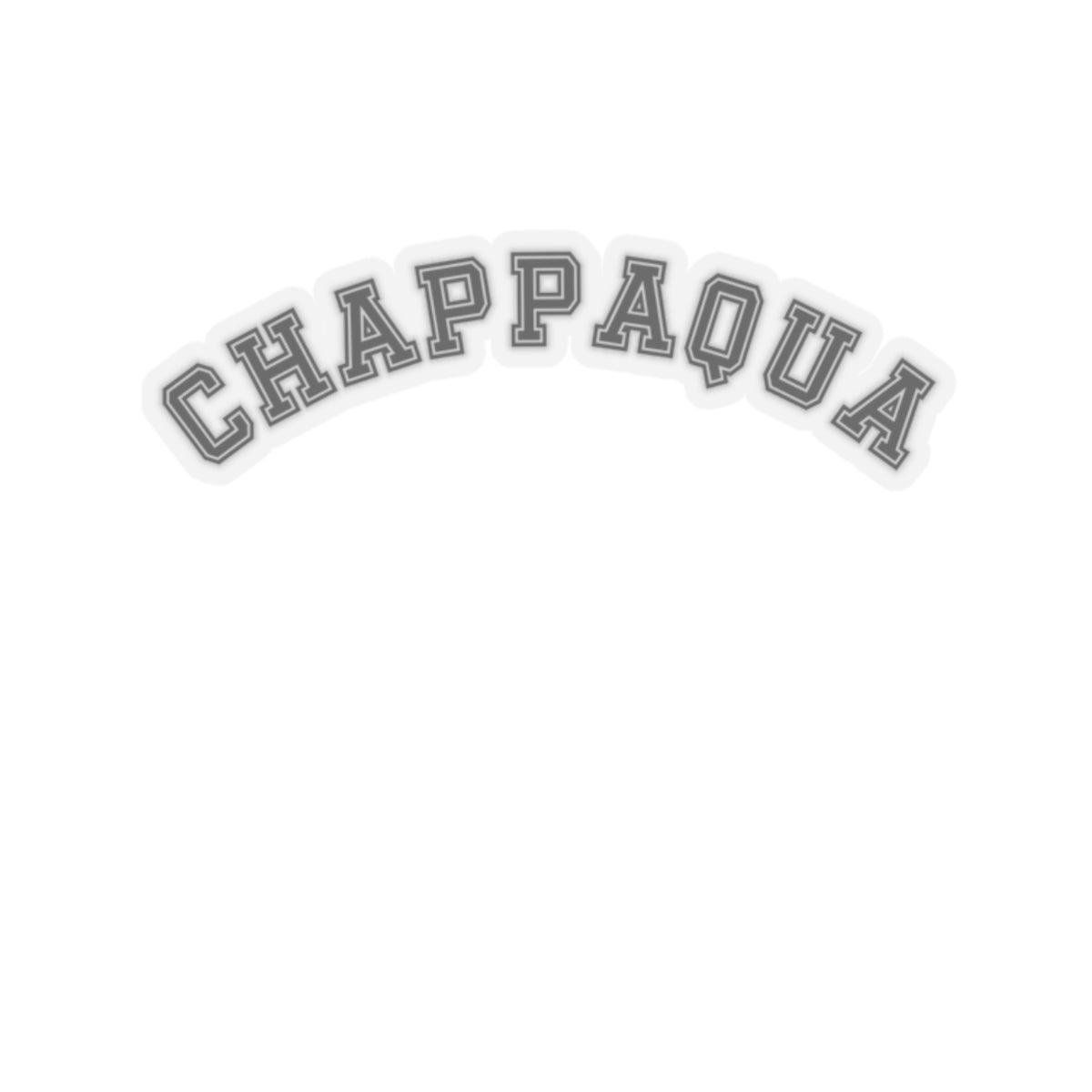 Chappaqua NY Kiss-Cut Stickers