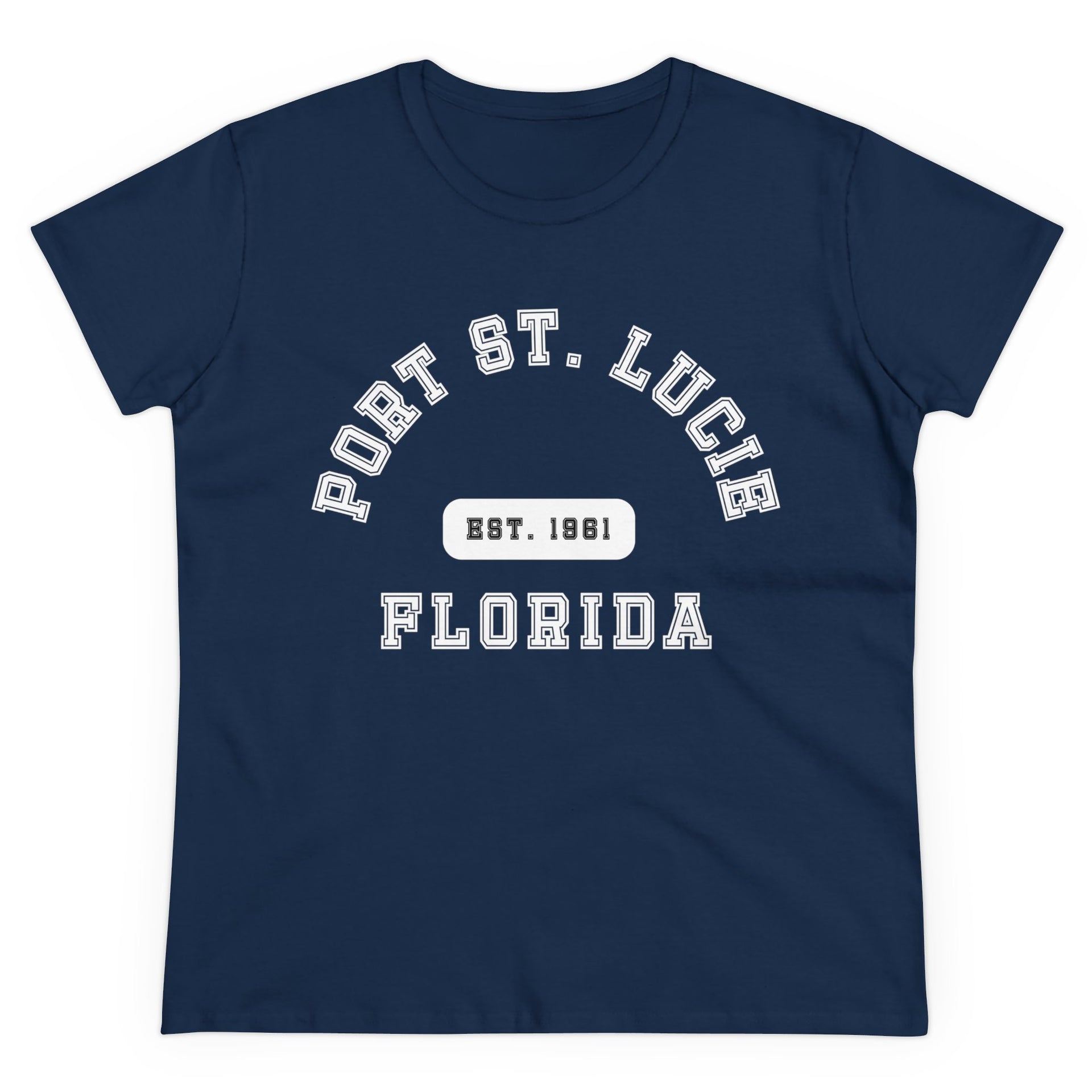 Port St. Lucie Florida Established Women's Midweight Cotton Tee