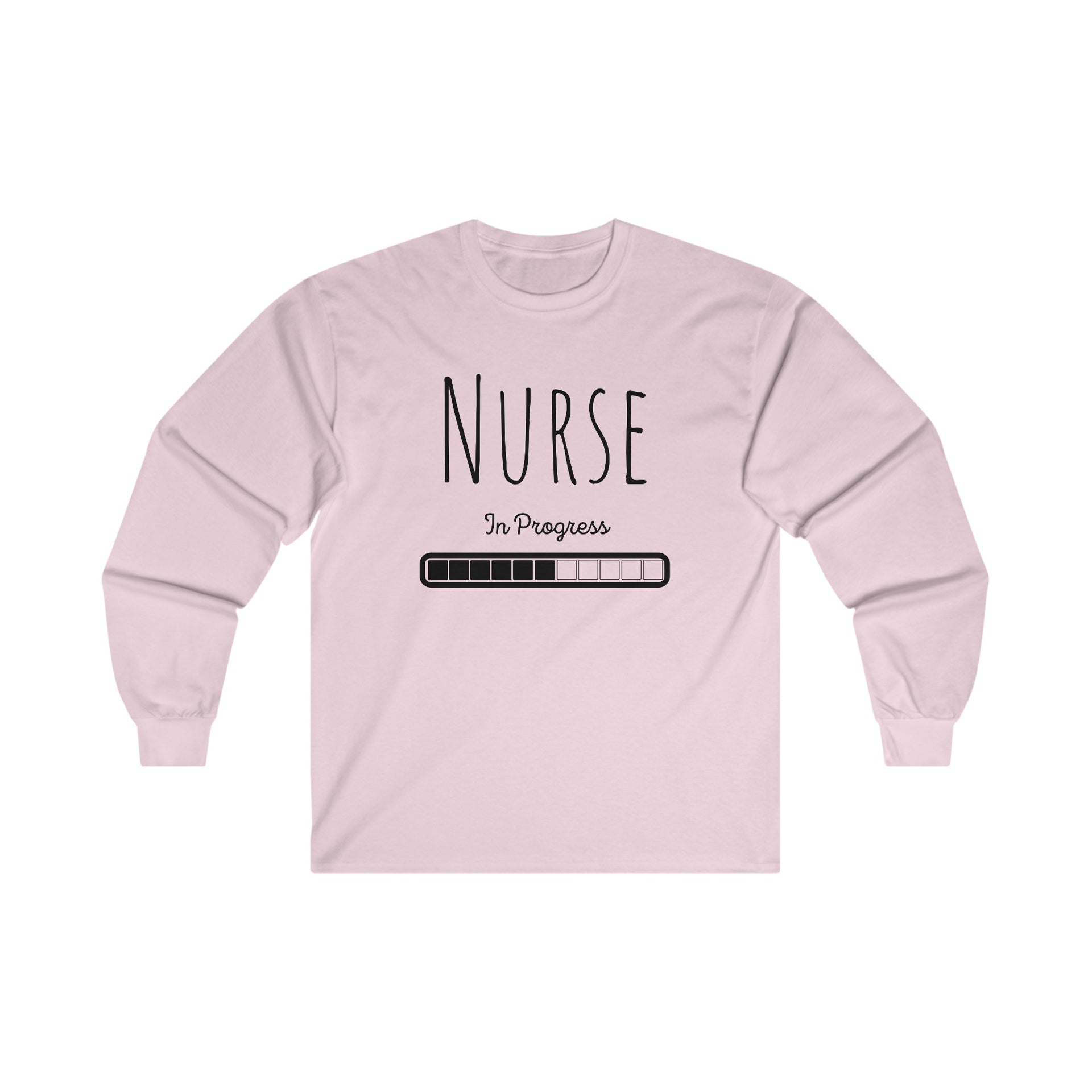 Nurse in Progress Ultra Cotton Long Sleeve Tee