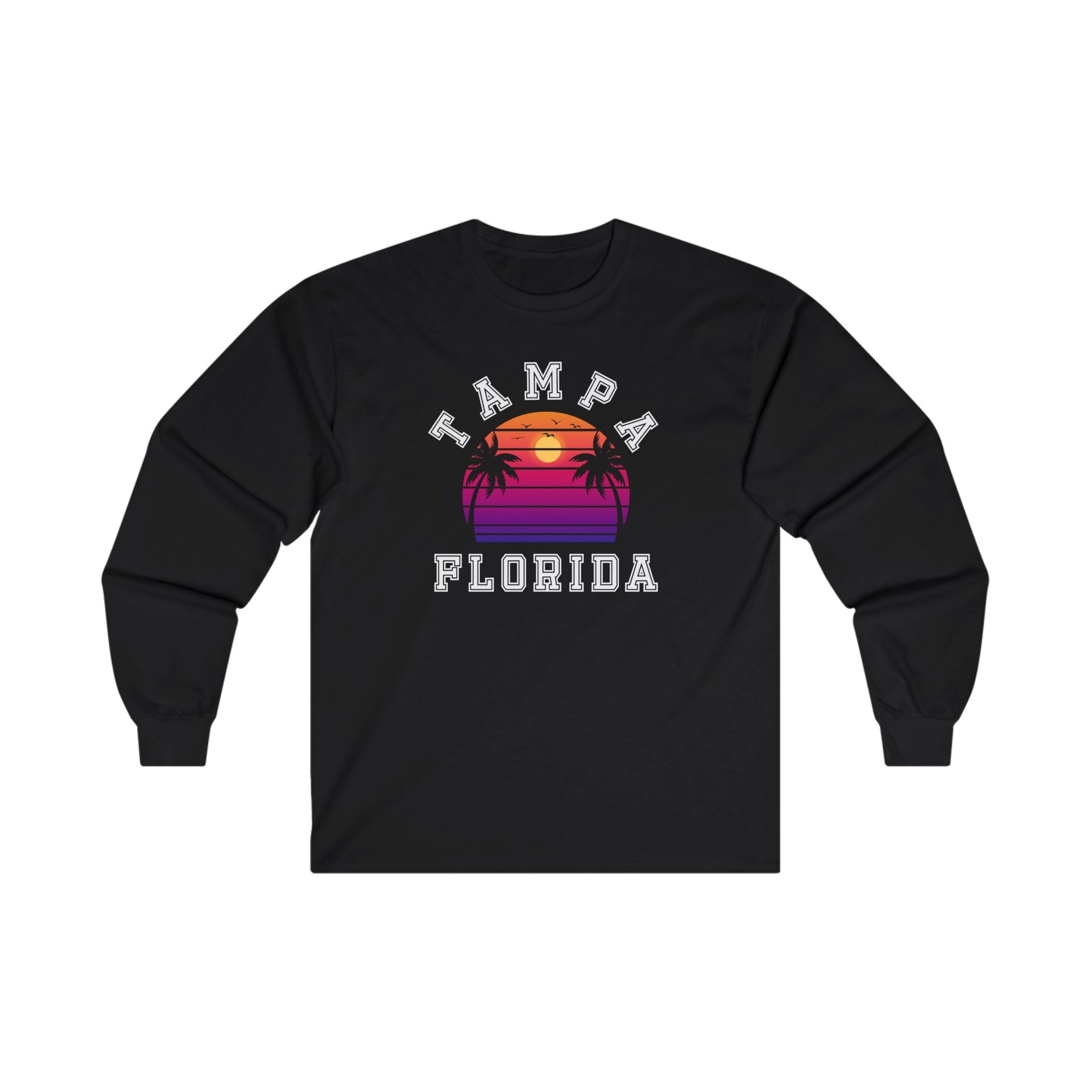 Tampa Florida Palms Ultra Cotton Long Sleeve Tee