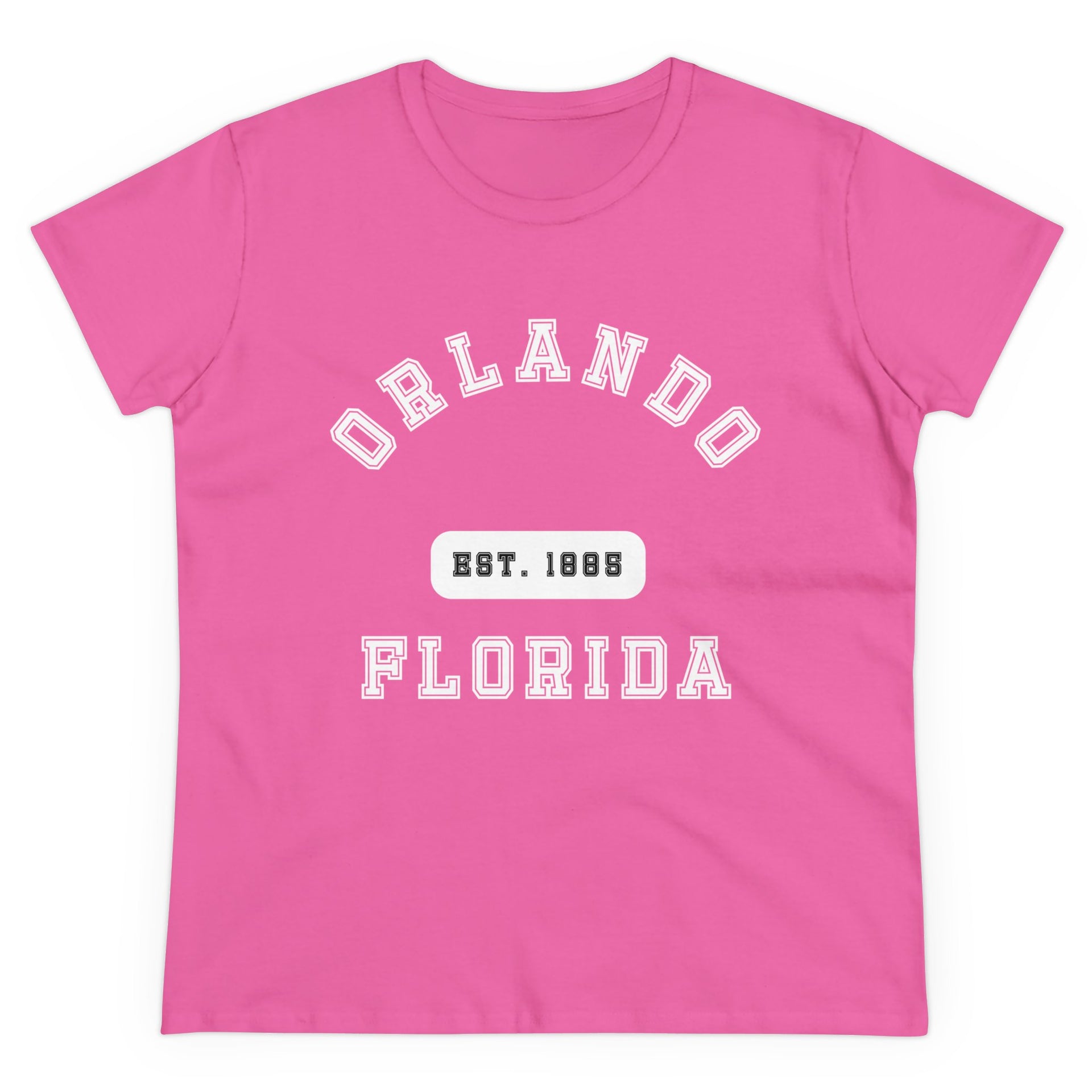 Orlando Florida Established Women's Midweight Cotton Tee