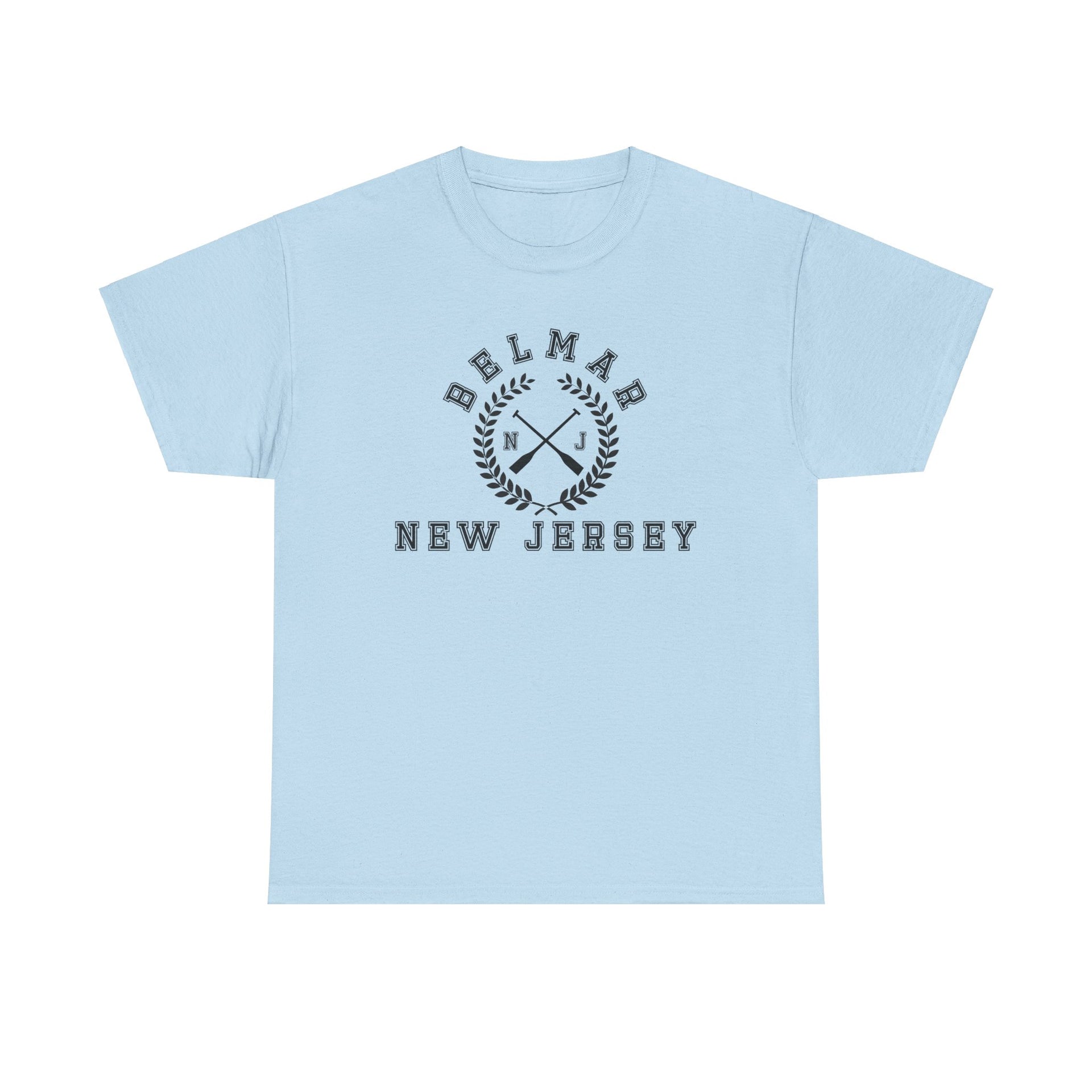 Belmar NJ Crossed Oars Unisex Cotton Tee