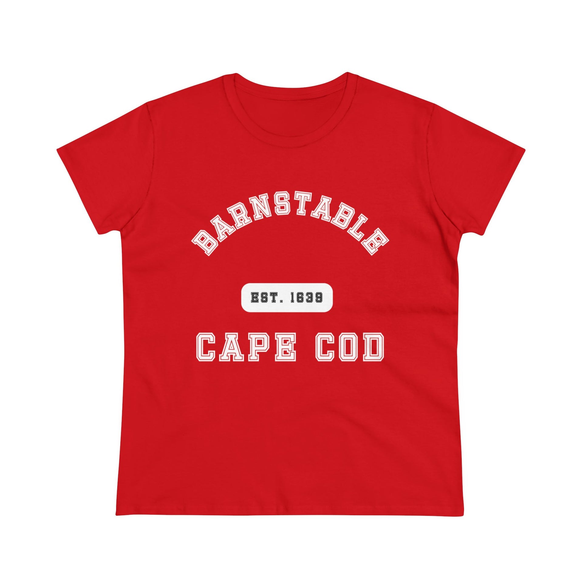 Barnstable Cape Cod Est. 1639 Women's Midweight Cotton Tee