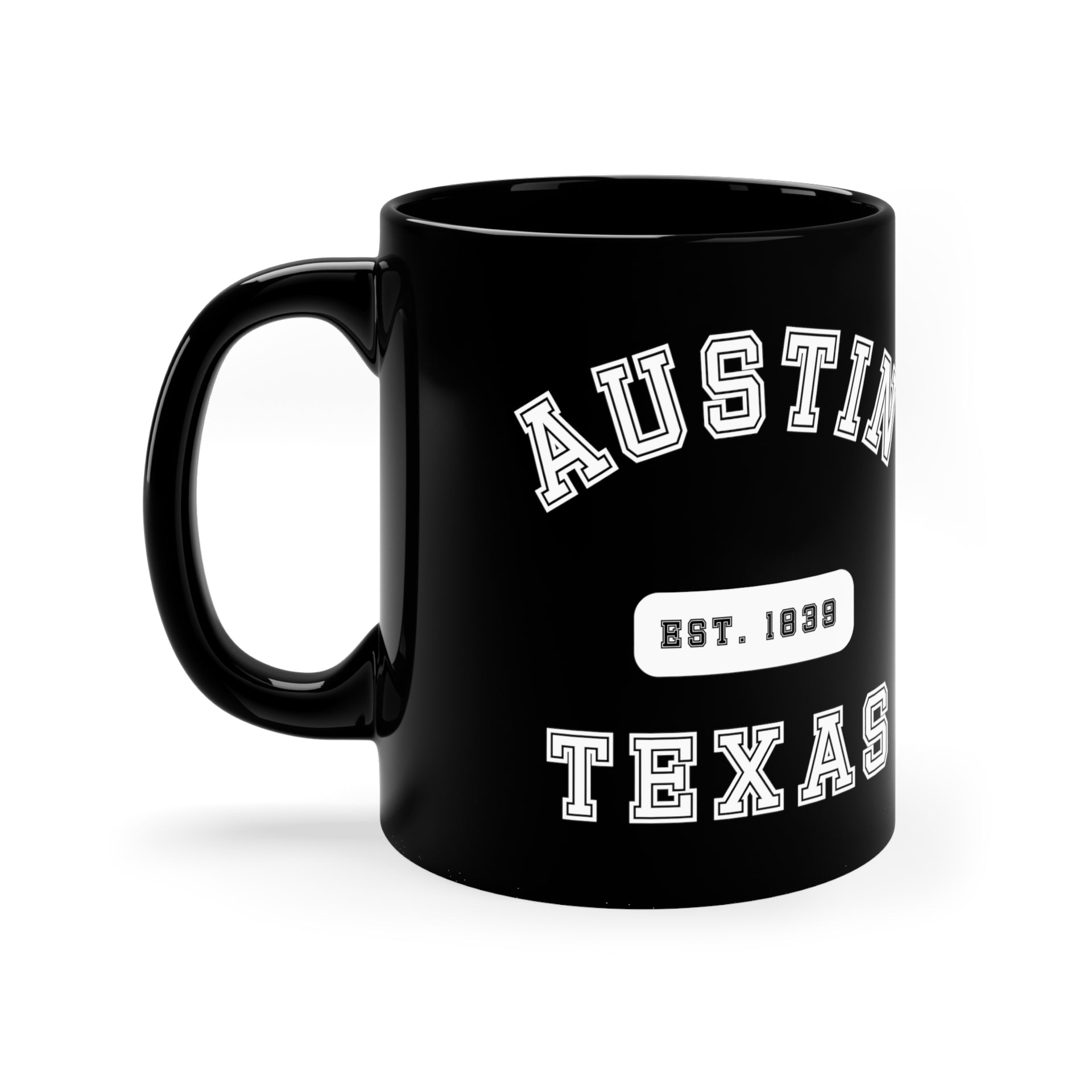 Austin Texas 11oz Black Mug