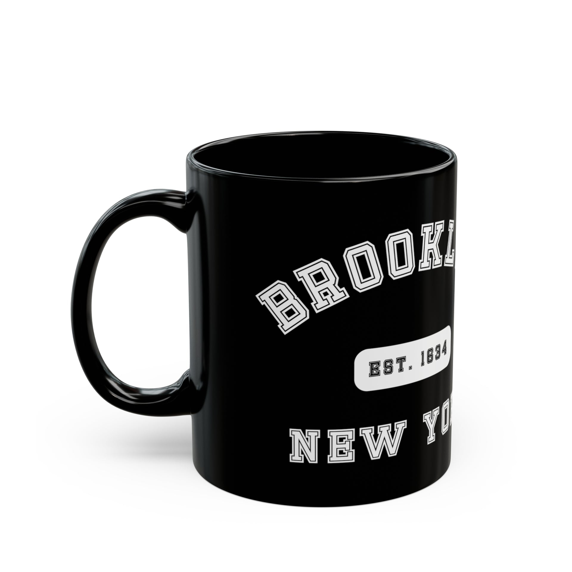 Brooklyn NY Black Mug