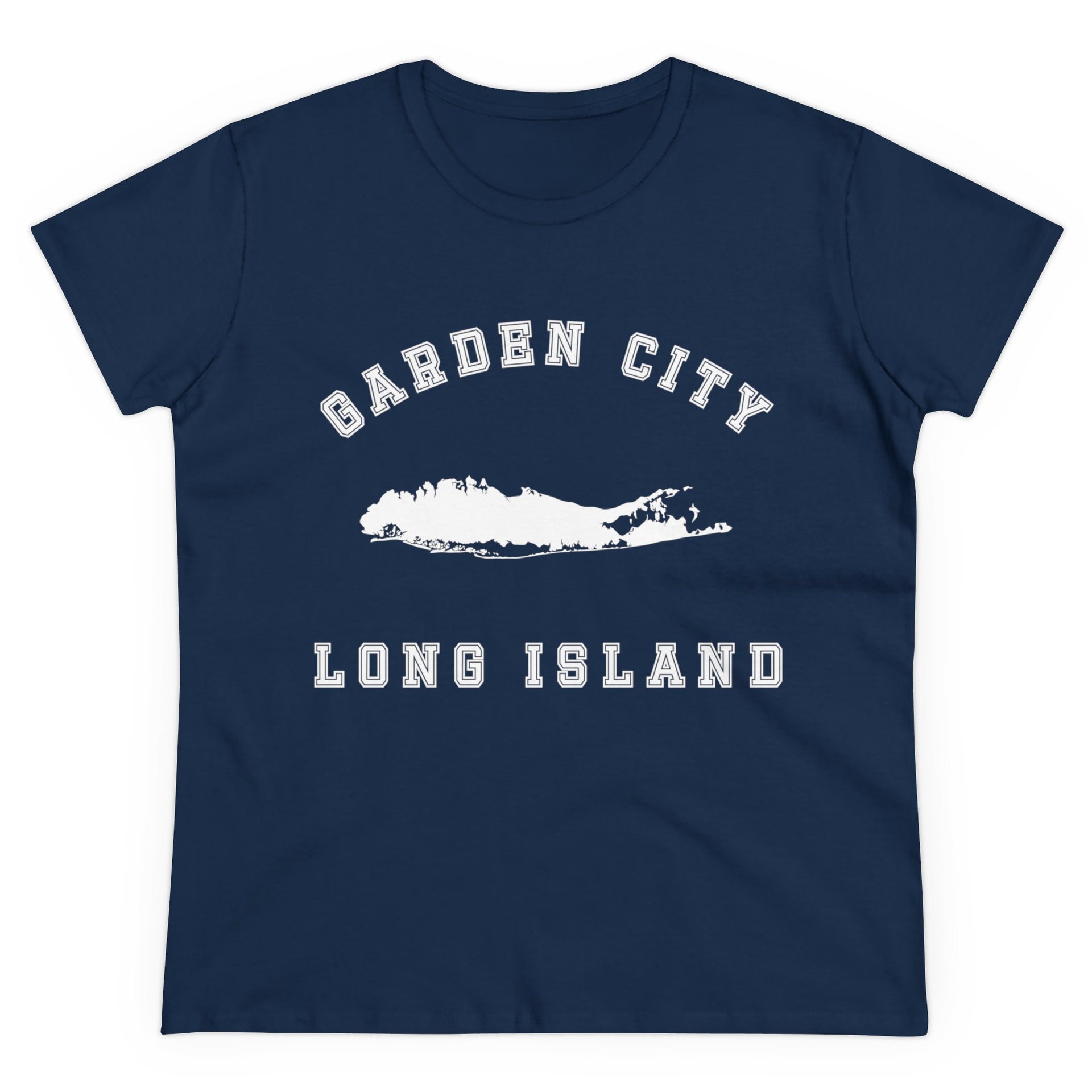 Garden City Long Island Women's Midweight Cotton Tee