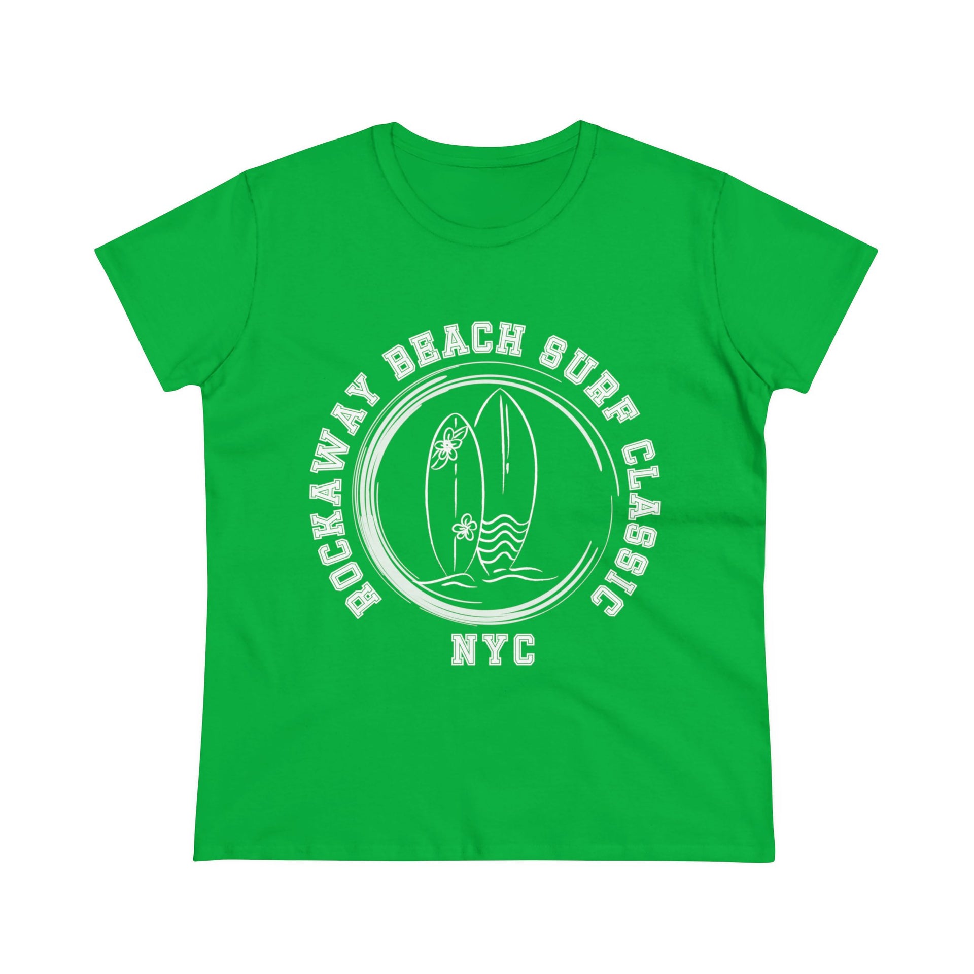 Rockaway Beach Surf Classic NYC Women's Midweight Cotton Tee '