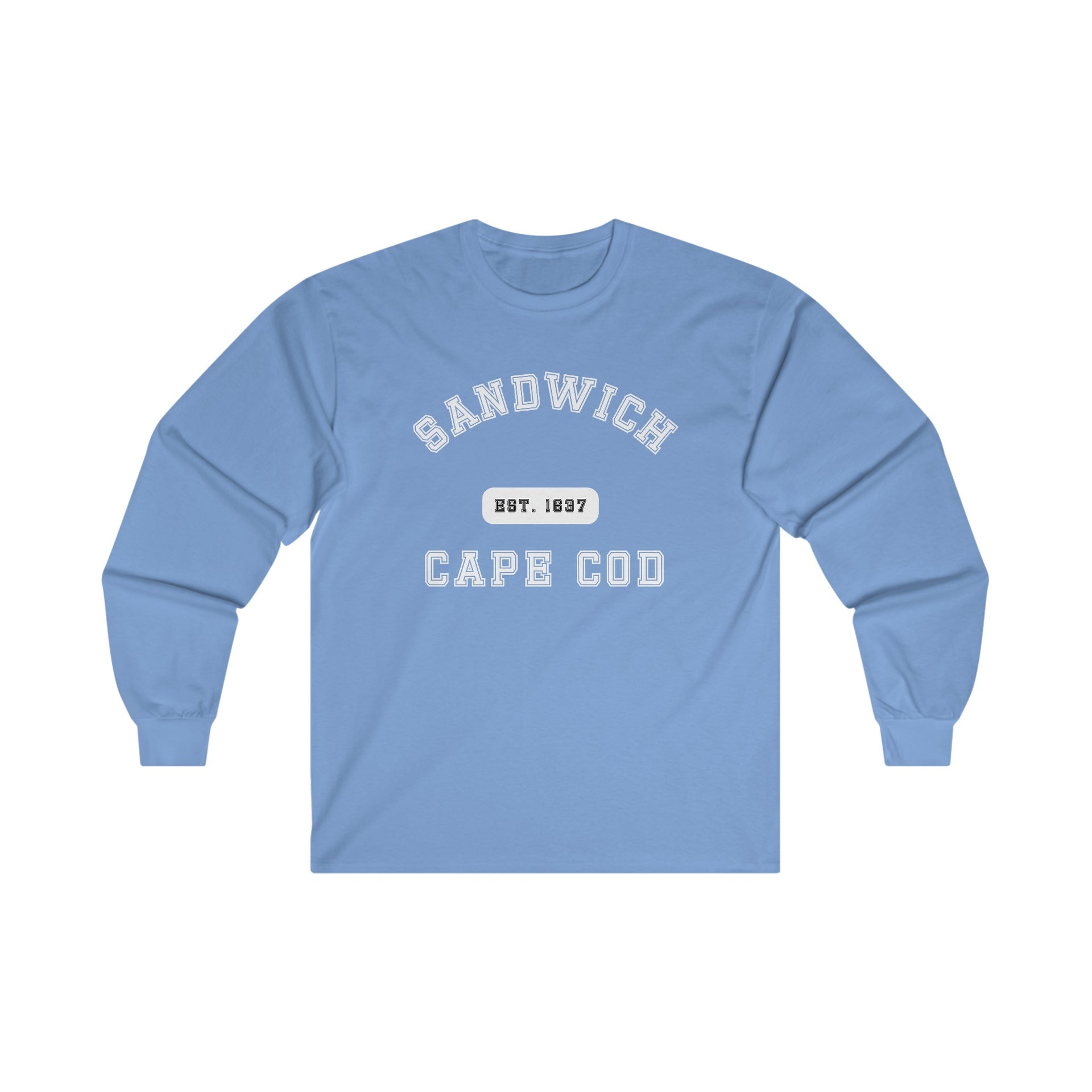 Sandwich Cape Cod Est. 1637 Ultra Cotton Long Sleeve Tee