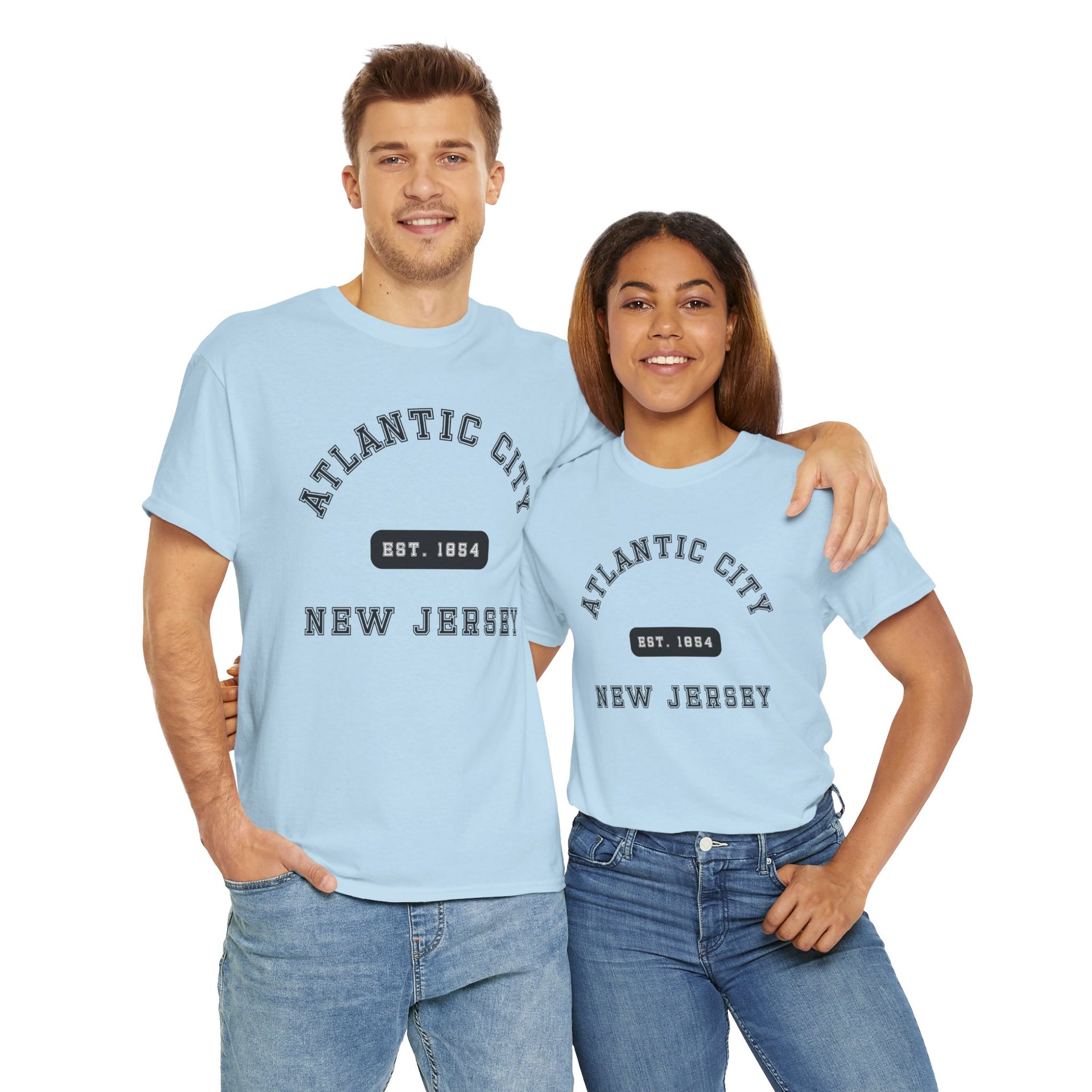 Atlantic City NJ Est Unisex Cotton Tee