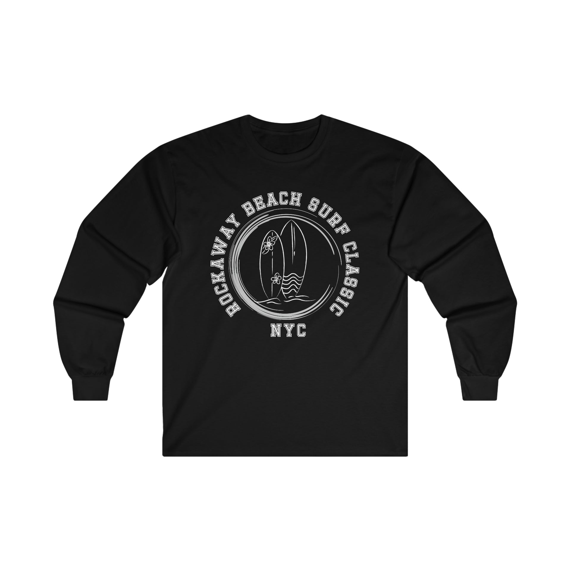 Rockaway Beach Surf Classic NYC Ultra Cotton Long Sleeve Tee