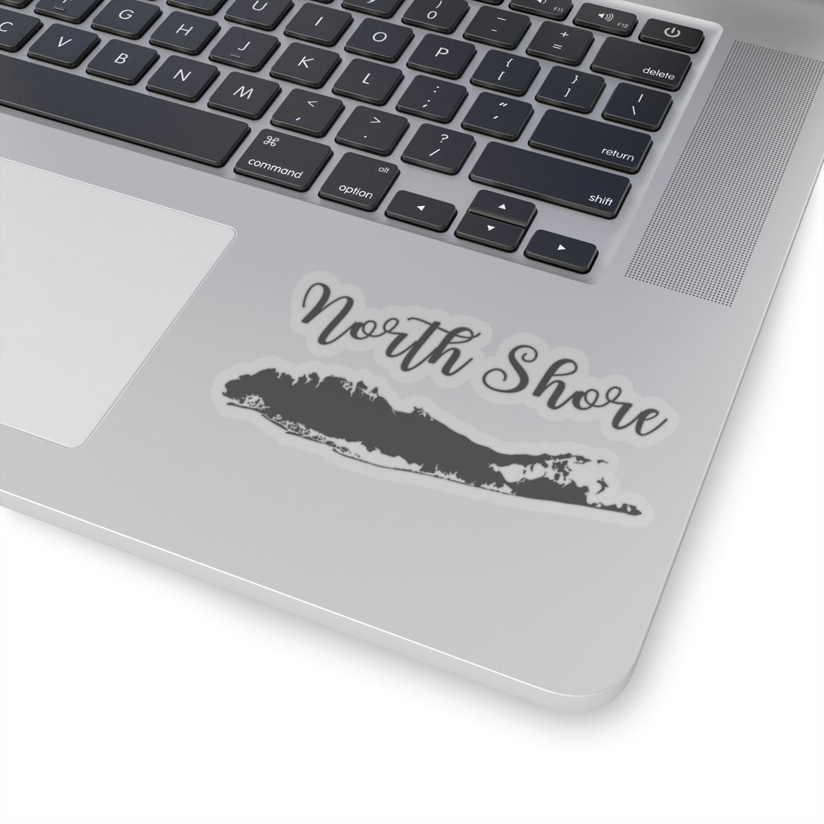 North Shore (Script) Long Island Kiss-Cut Stickers