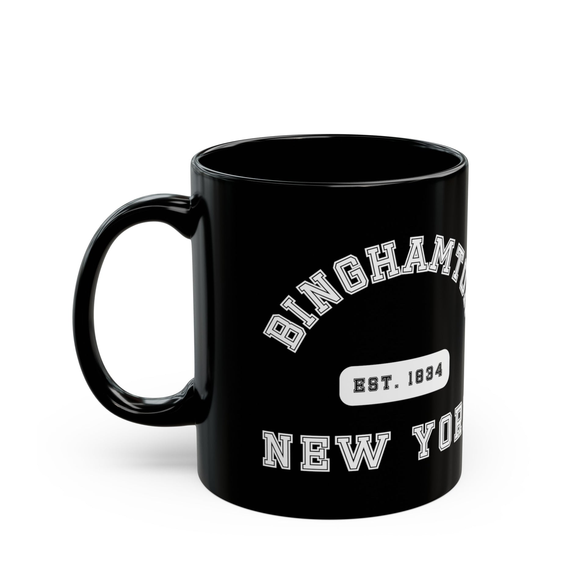 Binghamton New York  Black Mug