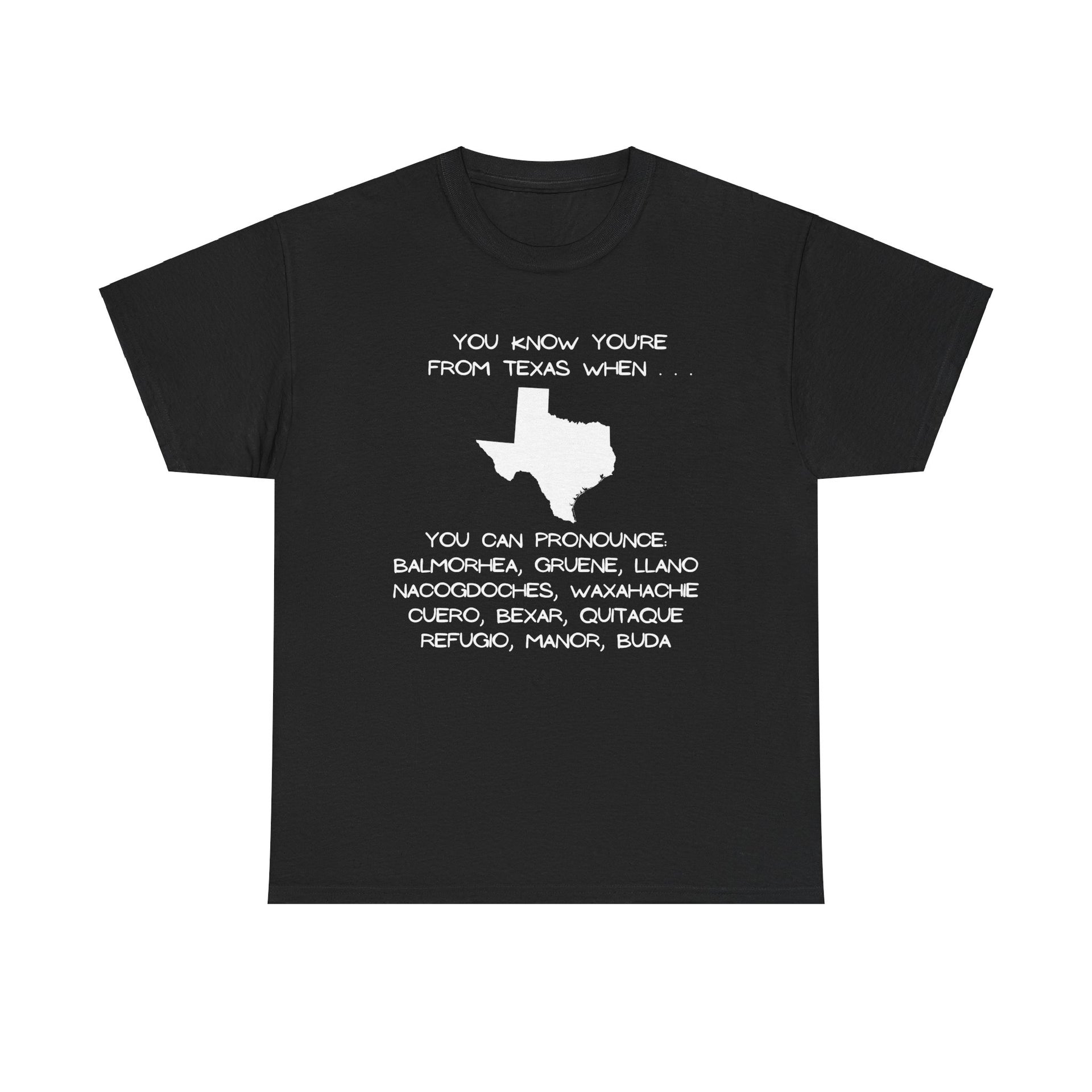 Texas Cities Unisex Cotton Tees