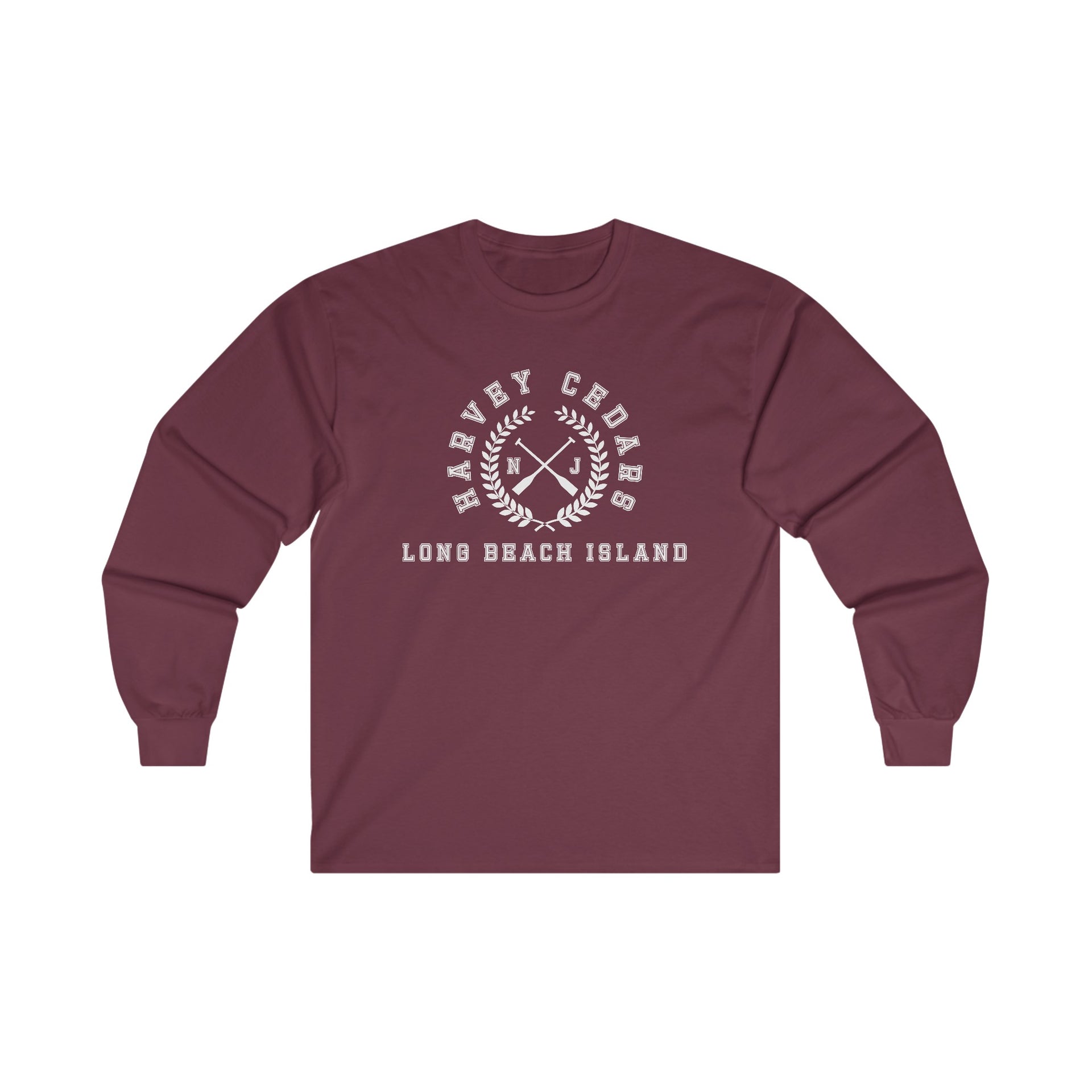 Harvey Cedars Long Beach Island Ultra Cotton Long Sleeve Tee