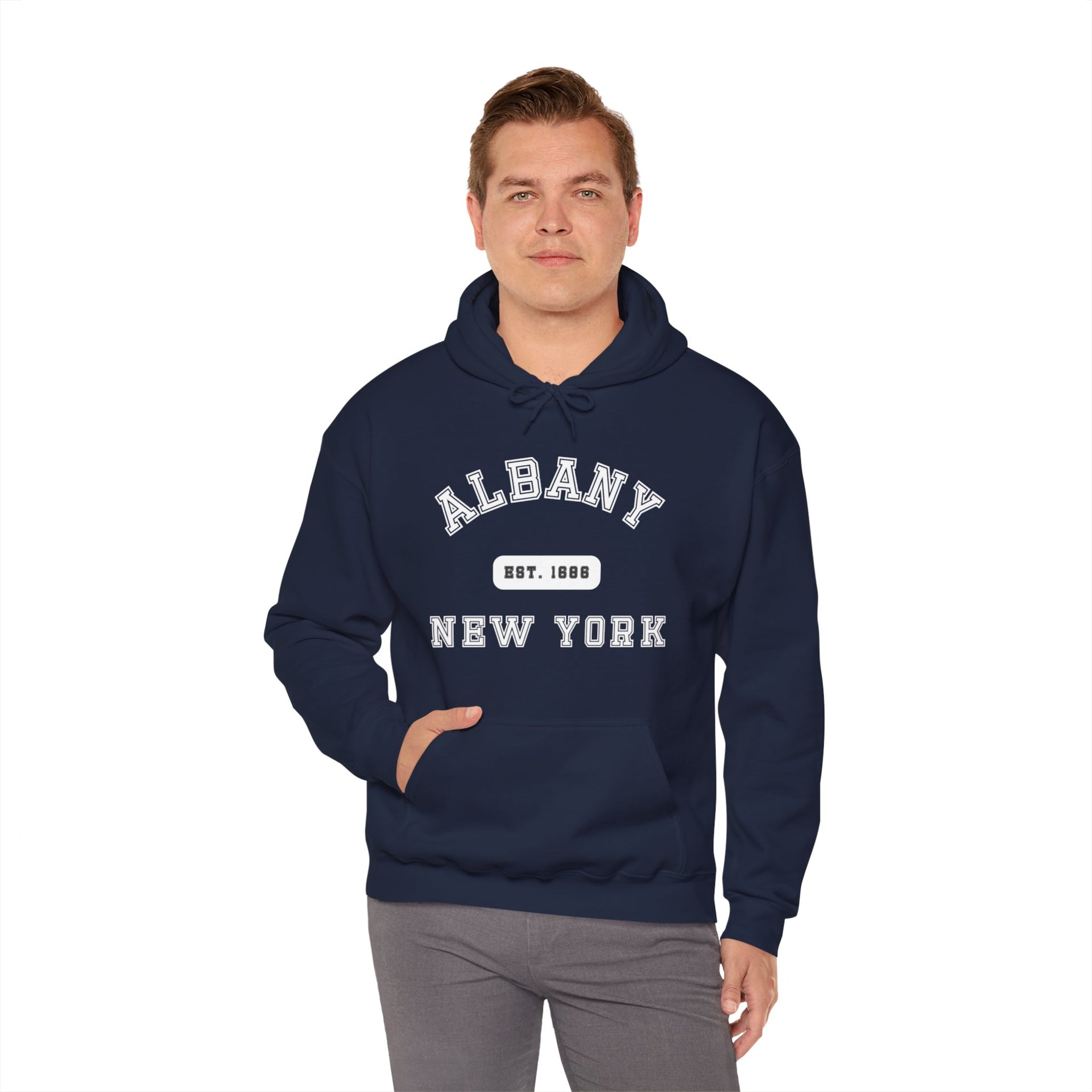 Albany New York Unisex Heavy Blend™ Hooded Sweatshirt