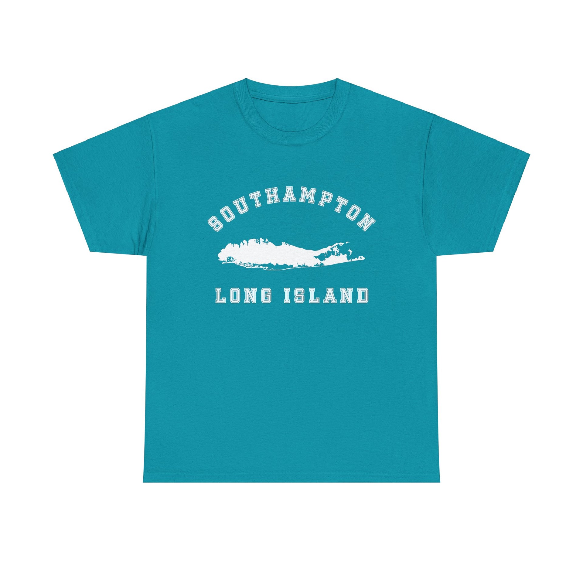 Southampton Long Island Map Unisex Cotton Tee