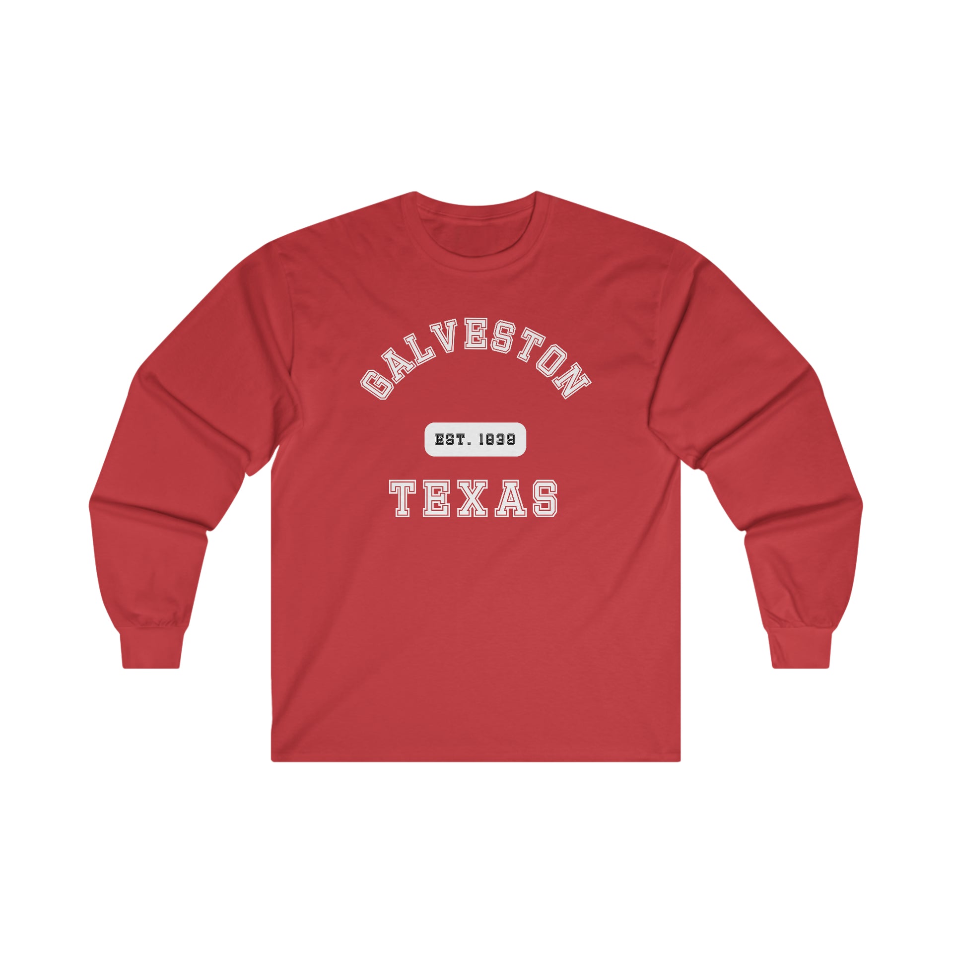 Galveston Texas Ultra Cotton Long Sleeve Tee