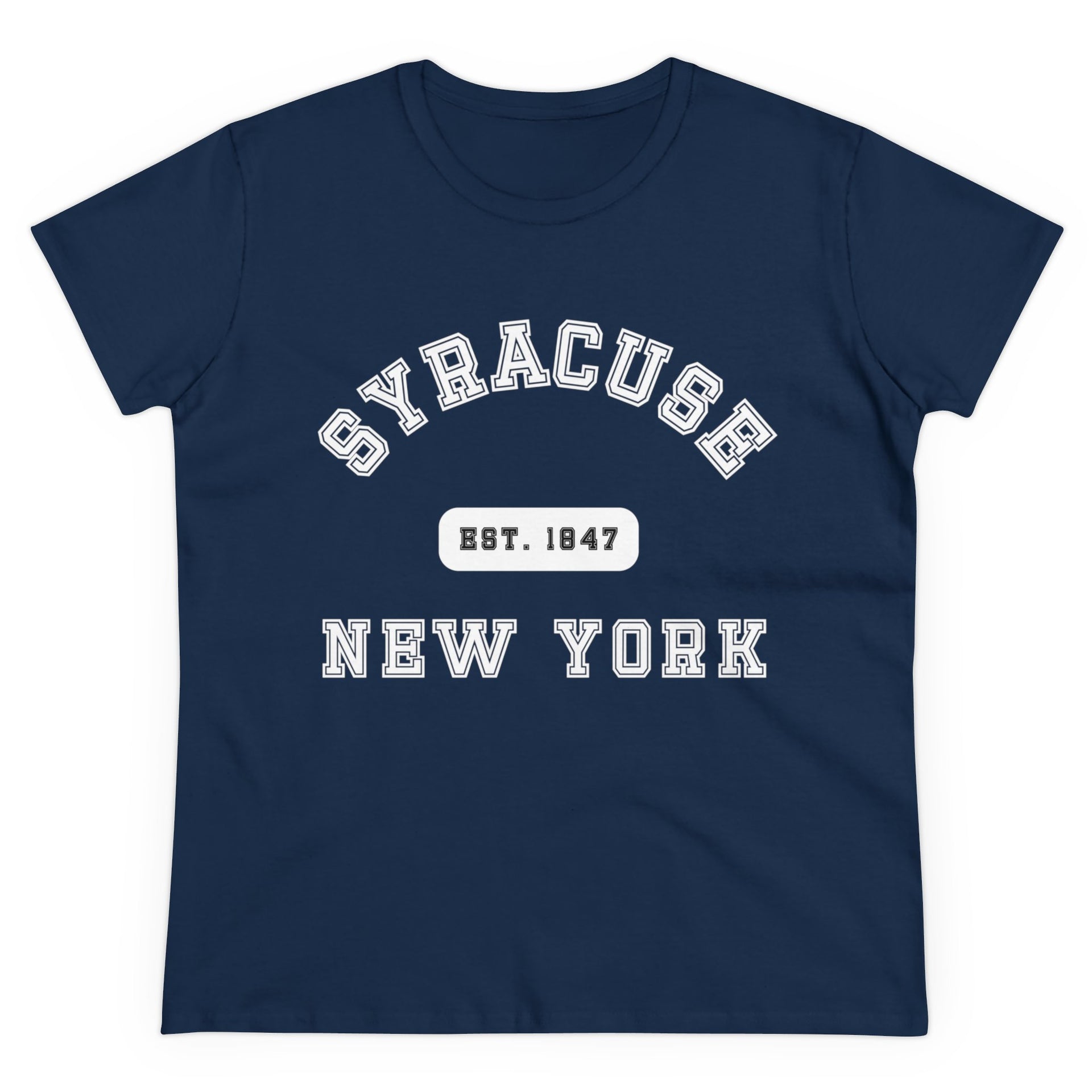 Syracuse New York Women's Midweight Cotton Tee