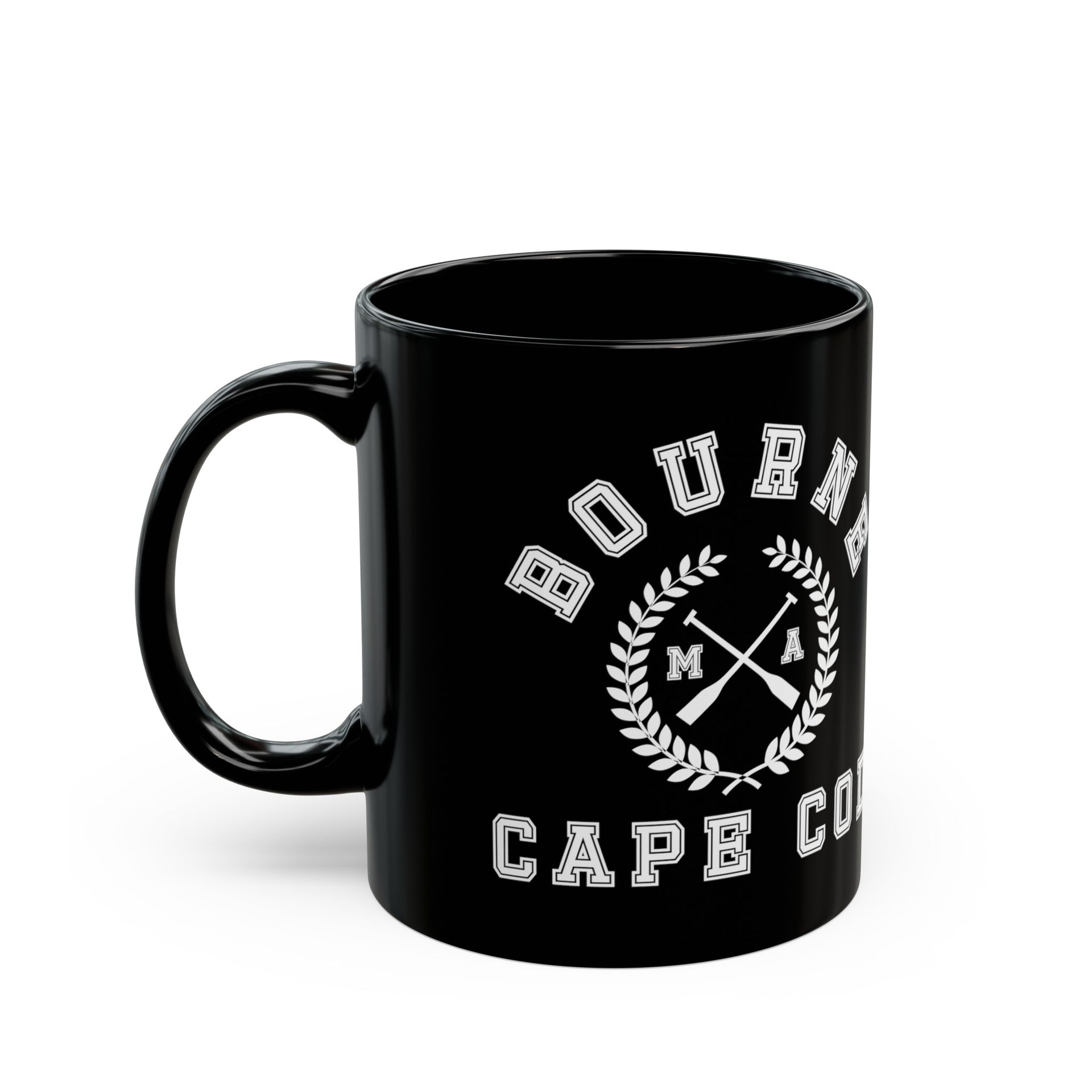 Bourne Cape Cod Black Mug