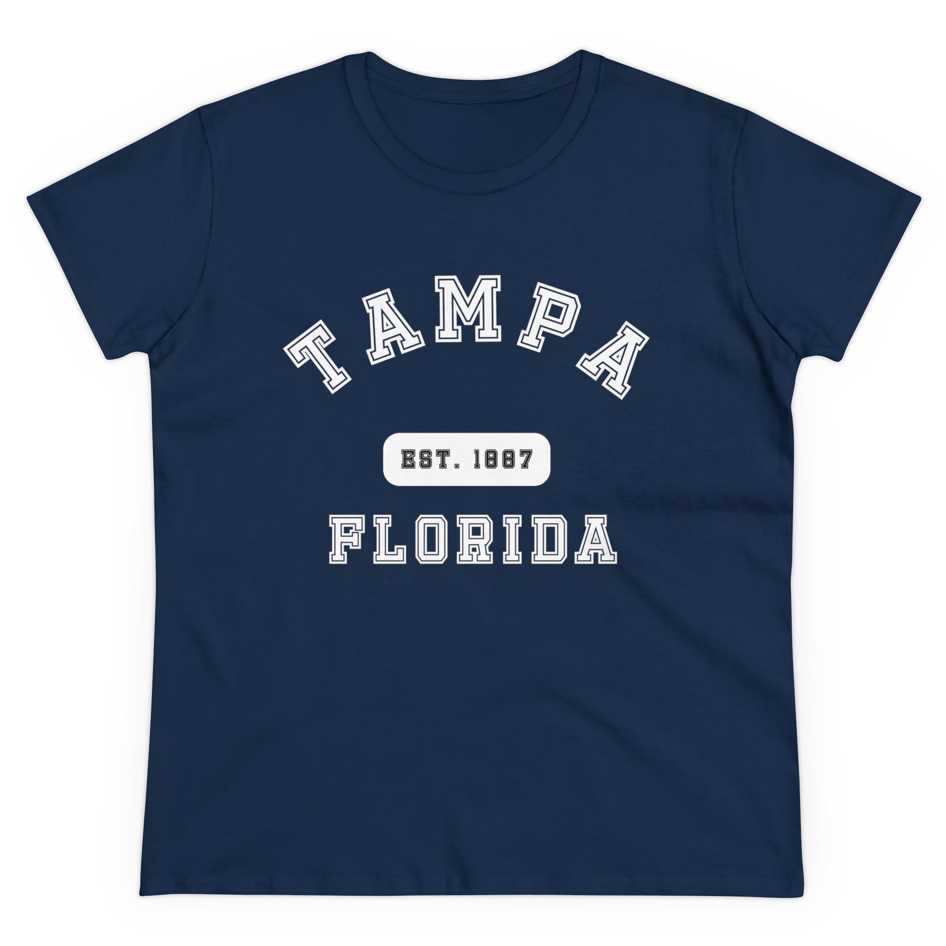 Tampa Florida Established Women's Midweight Cotton Tee