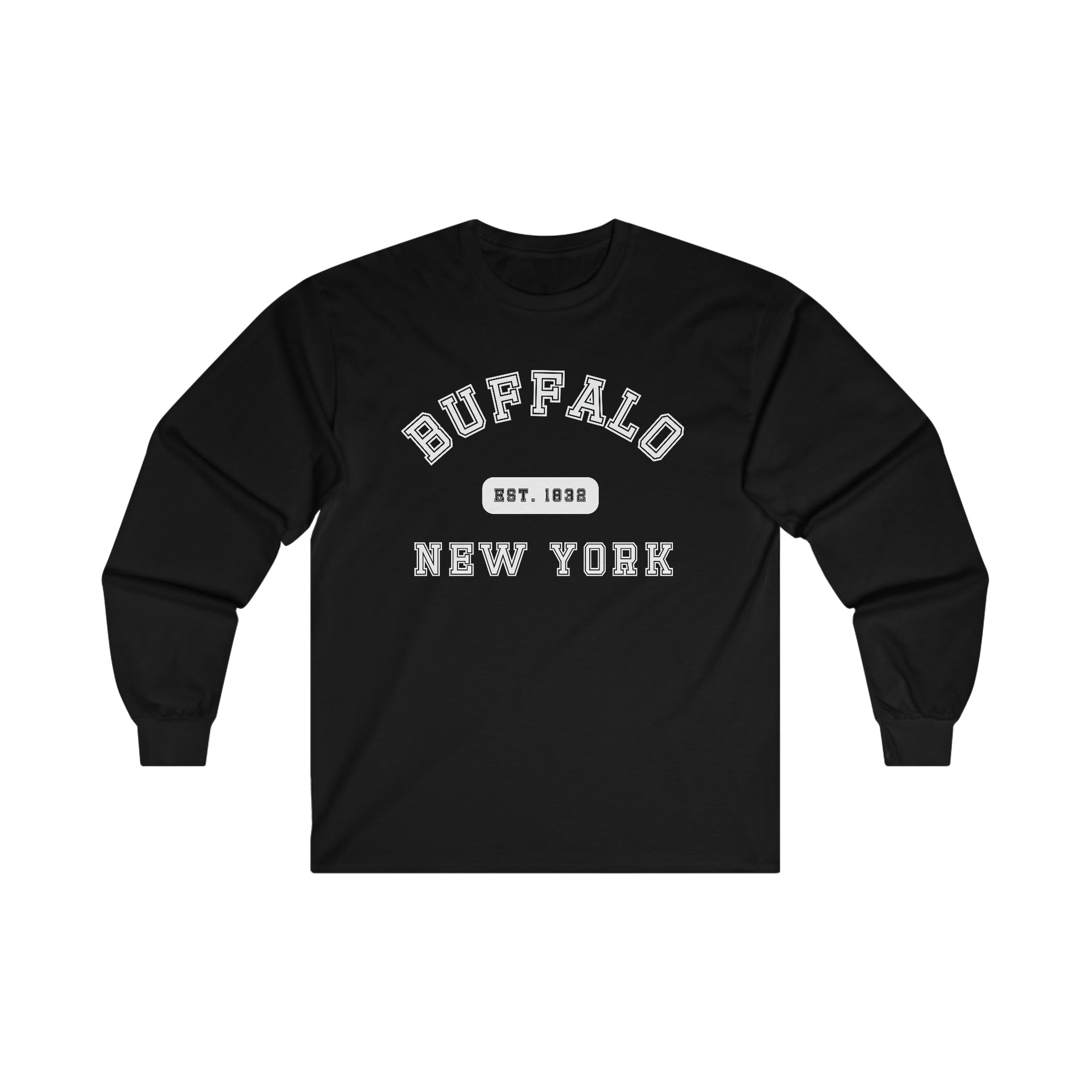 Buffalo New York Ultra Cotton Long Sleeve Tee