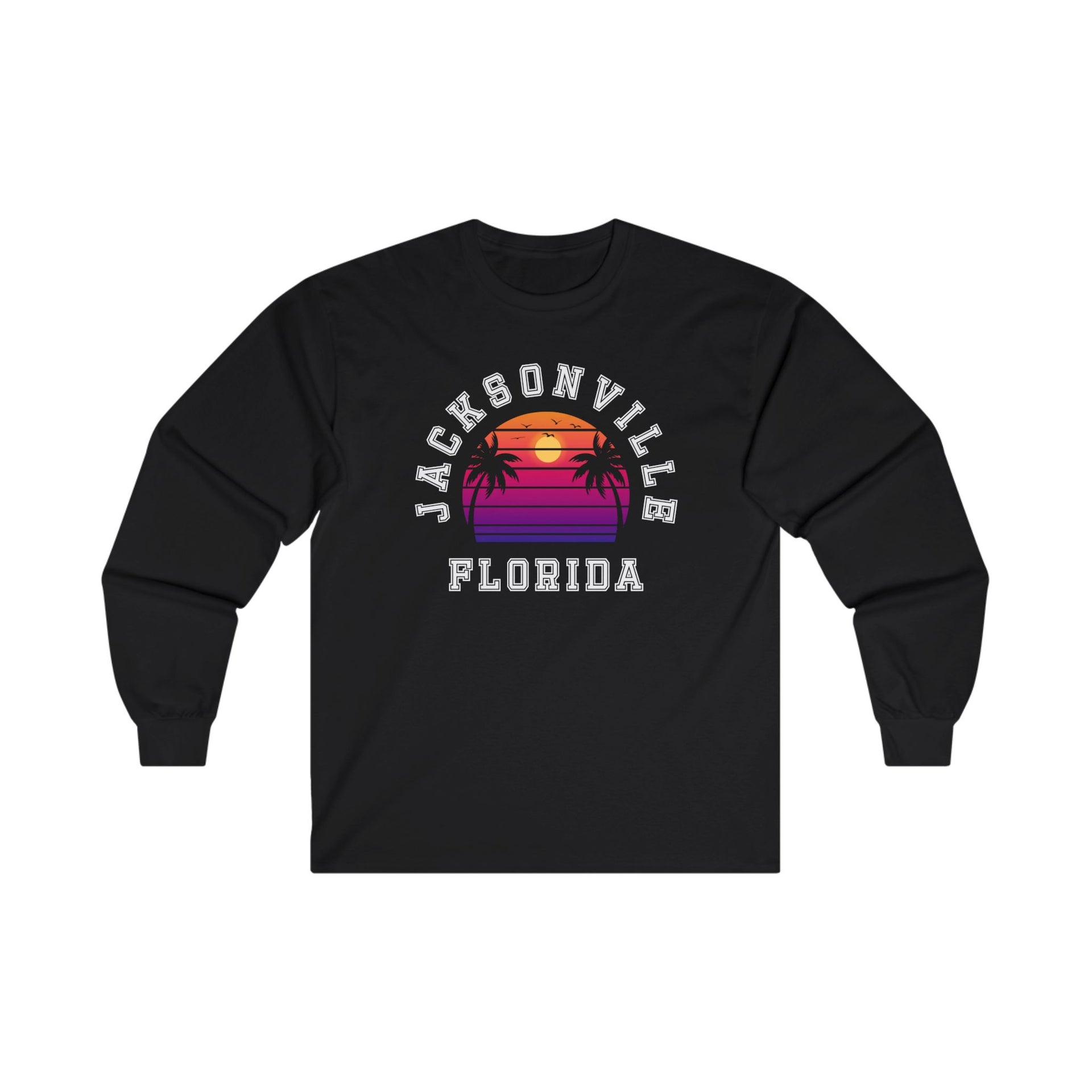 Jacksonville Florida Palms Ultra Cotton Long Sleeve Tee